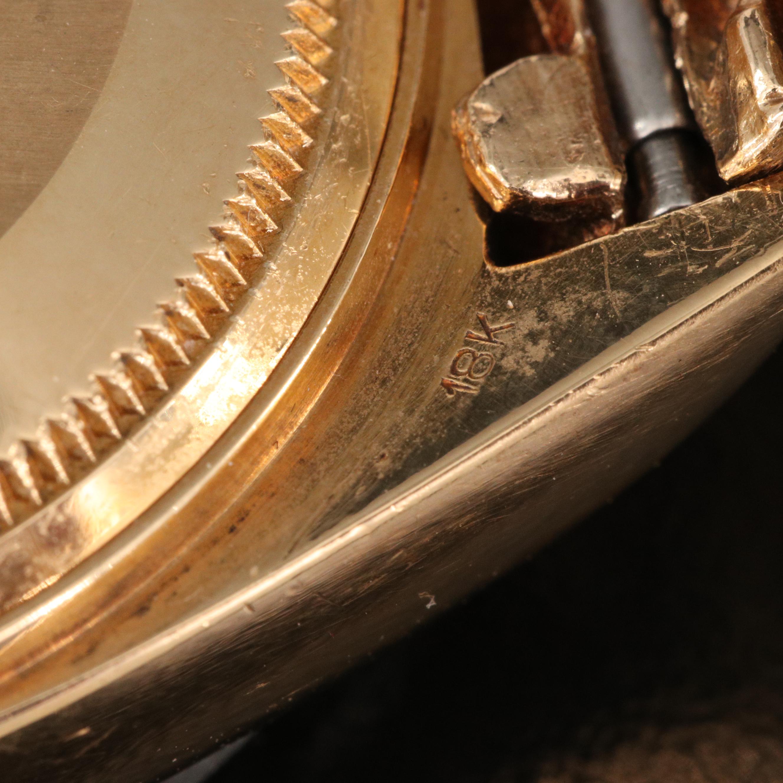 1979 Rolex 18K Yellow Gold 1.15 CTW Diamond Day-Date Watch