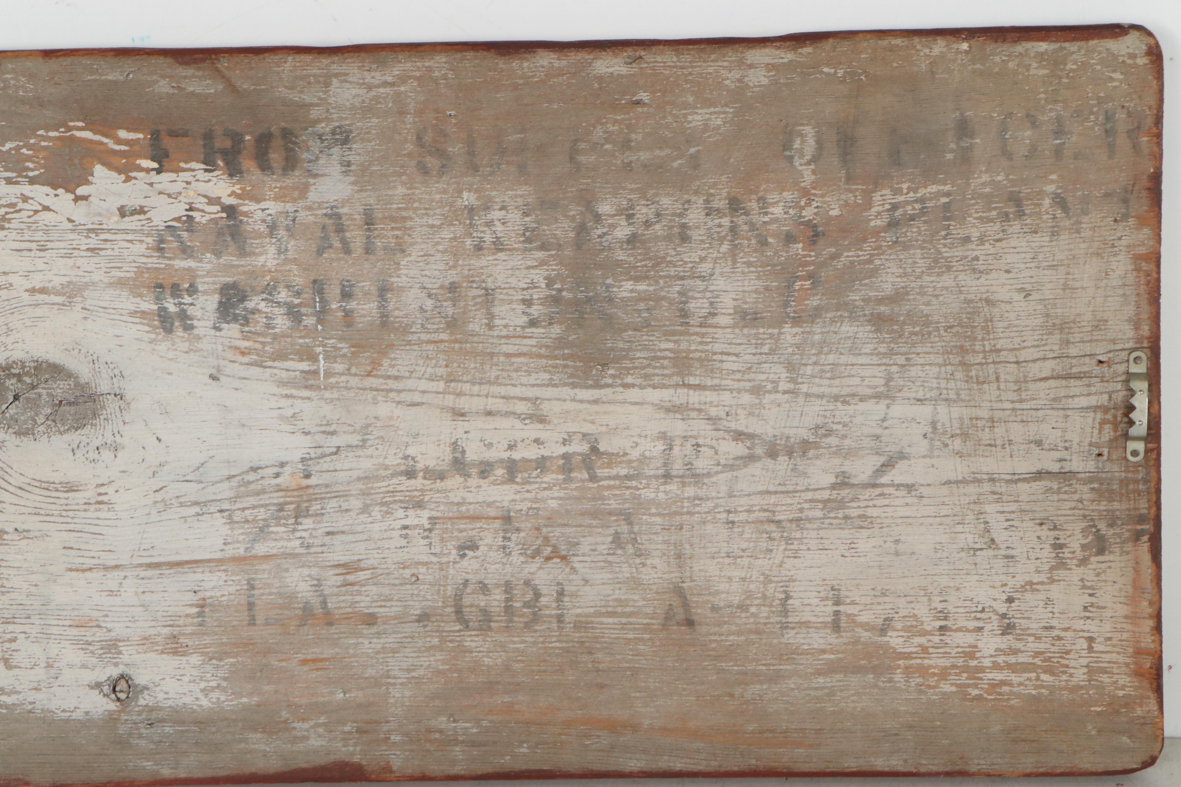 Robert Szesko Abstract Oil Painting on Wood, Late 20th Century