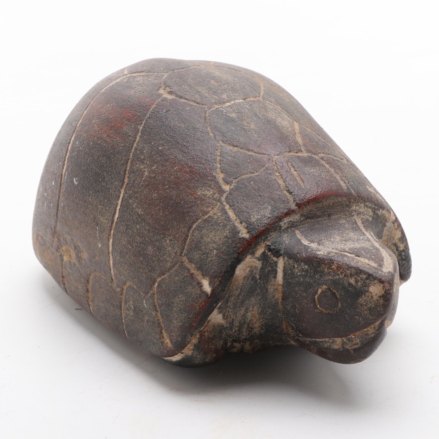 Stone Carving of a Tortoise