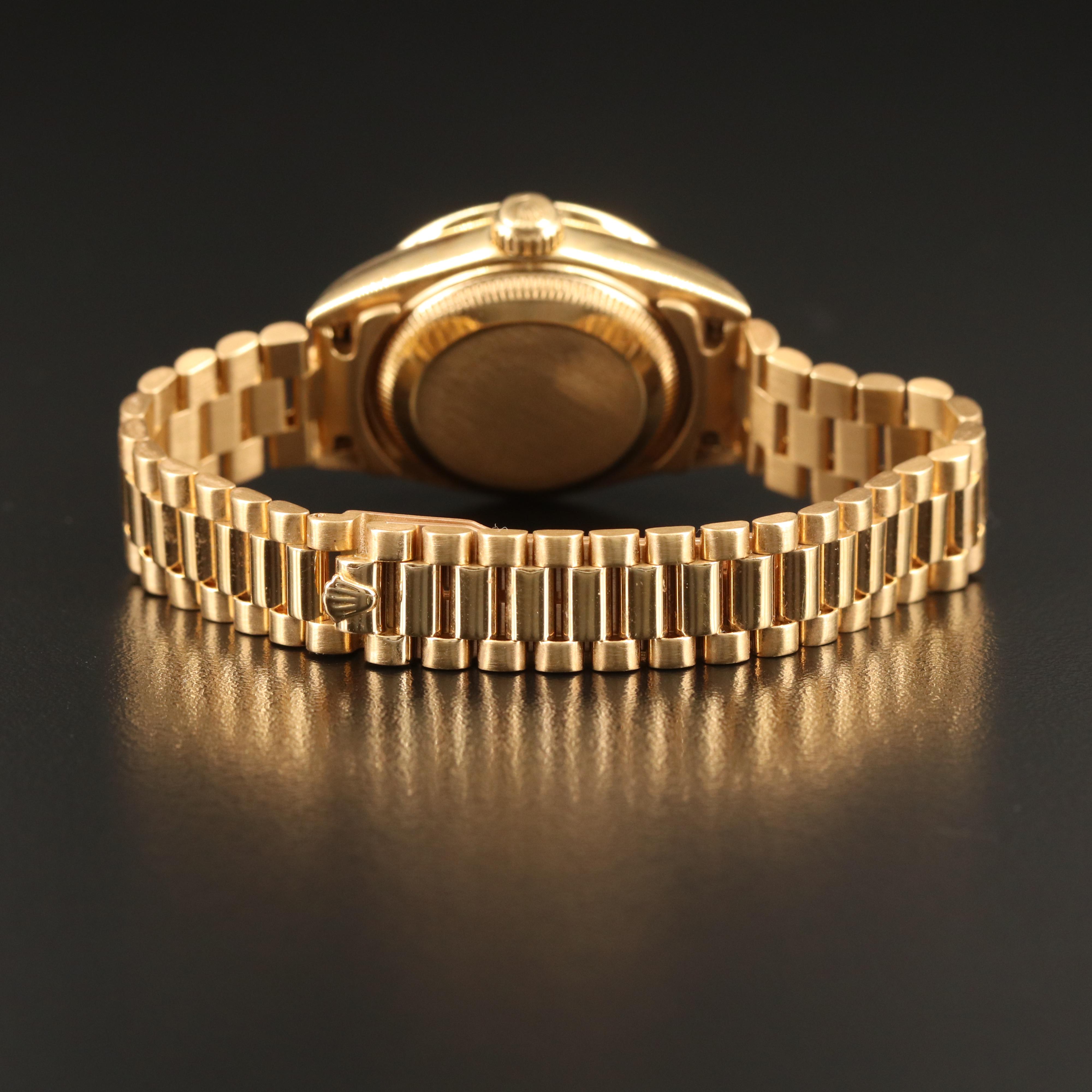 1986 Rolex Datejust Diamond and 18K Gold Watch