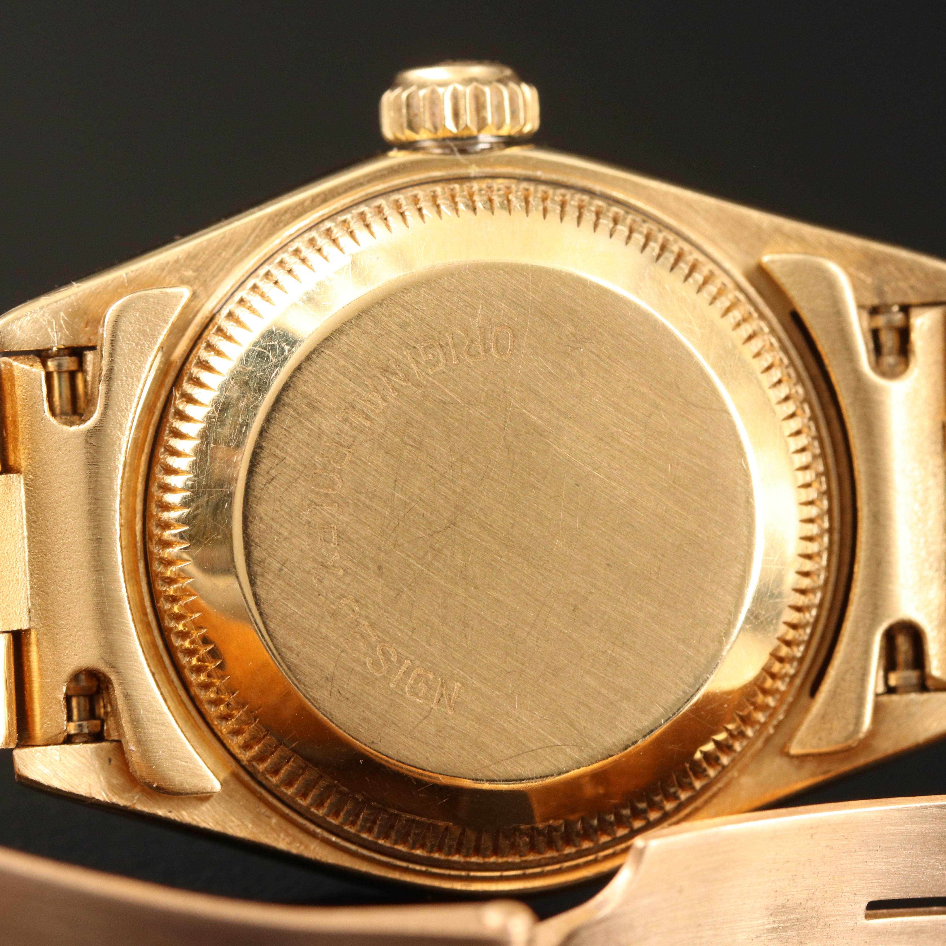 1986 Rolex Datejust Diamond and 18K Gold Watch