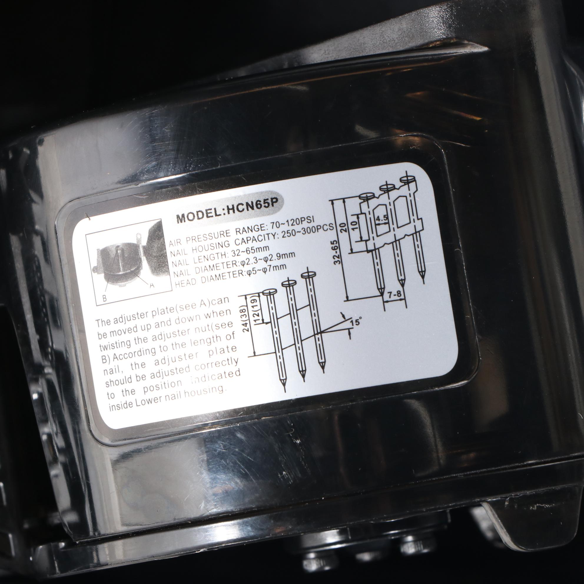 NextWay 3 PRO HCN65P Siding Coil Nailer with Case, Accessories