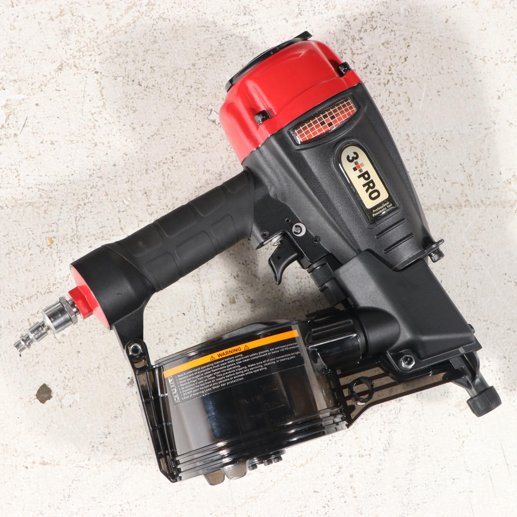 NextWay 3 PRO HCN65P Siding Coil Nailer with Case, Accessories