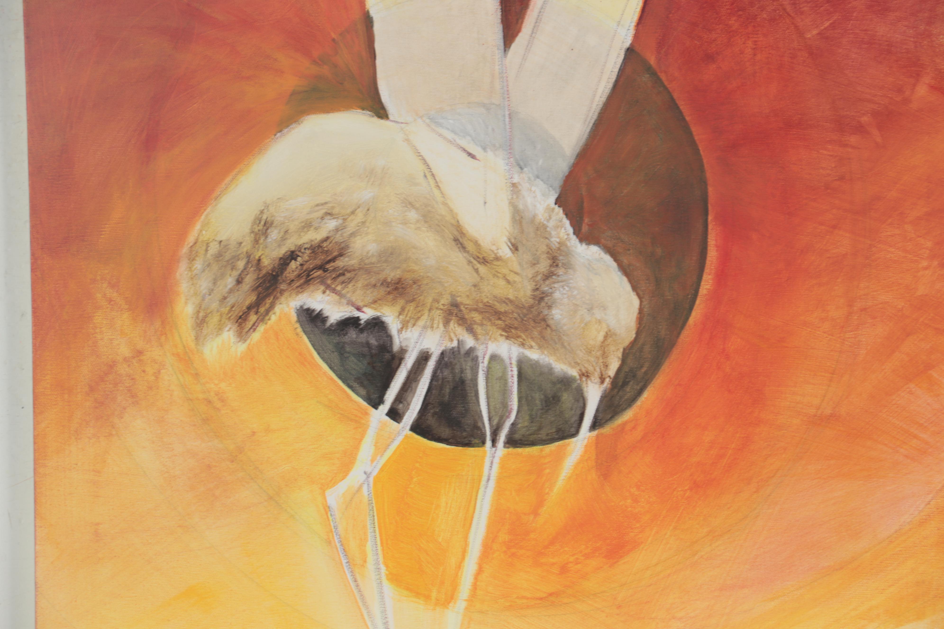 Angela McElwain Acrylic Painting, 21st Century