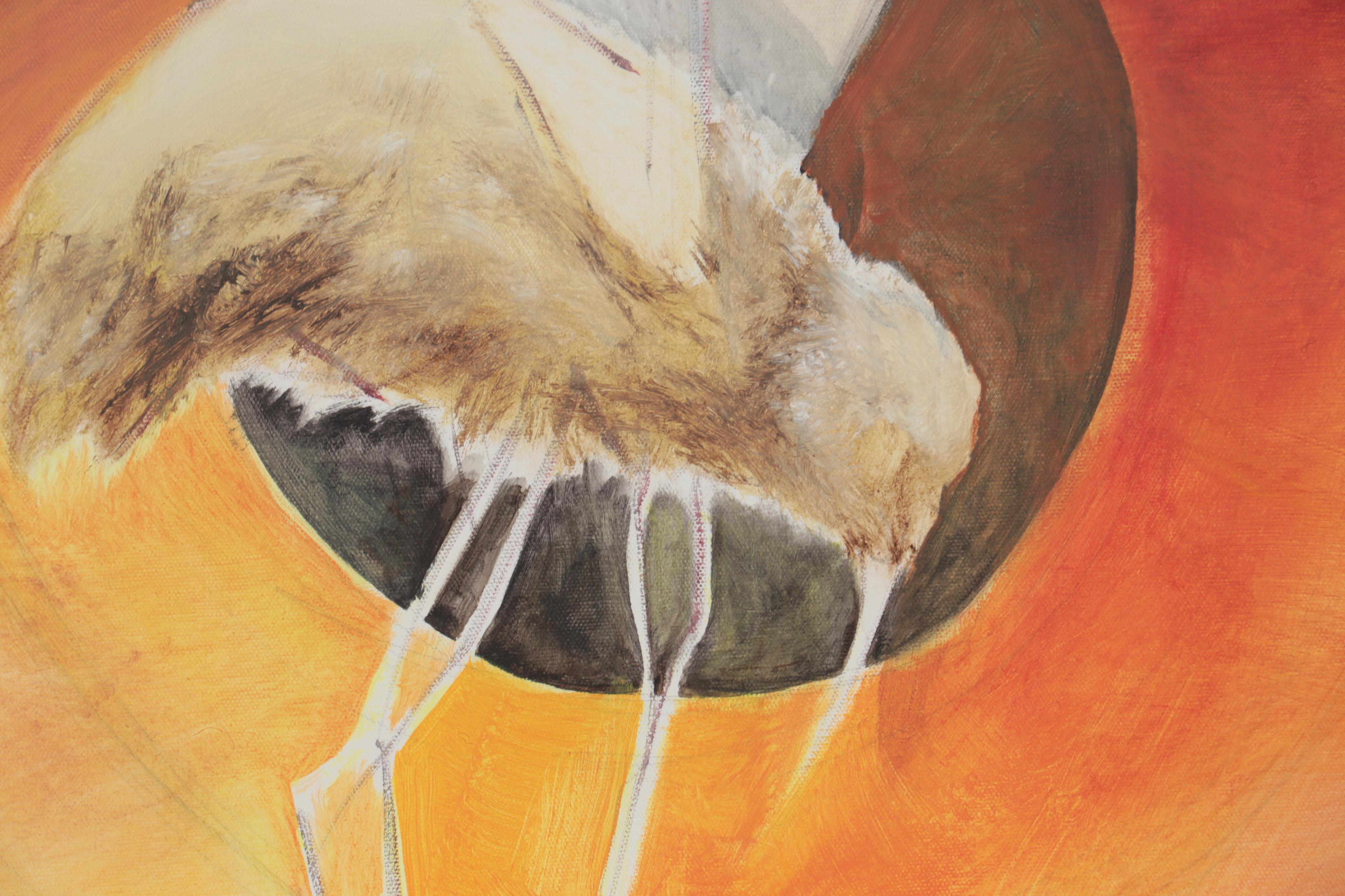 Angela McElwain Acrylic Painting, 21st Century