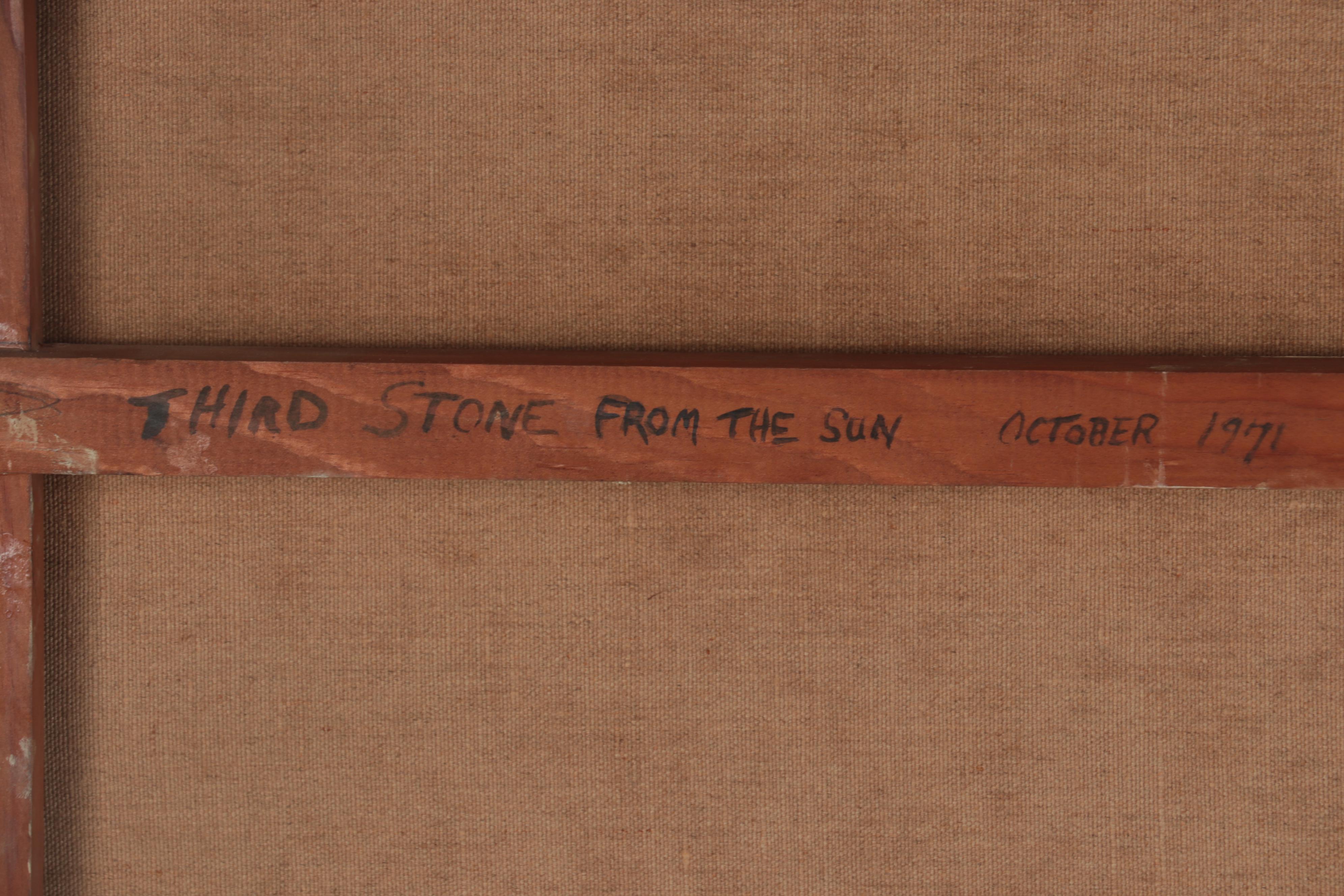 Lenore Szesko Oil Painting "Third Stone from the Sun," 1971