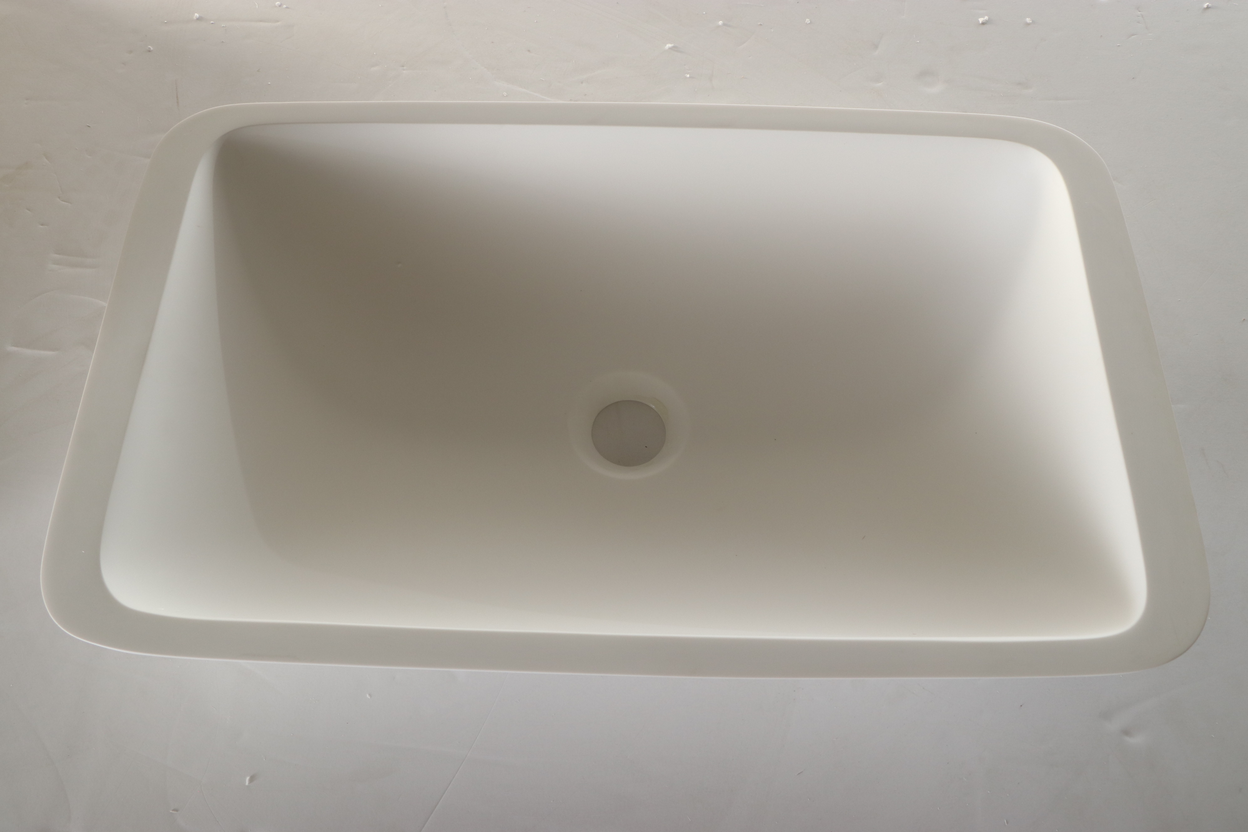 Matte Resin Vessel Sink