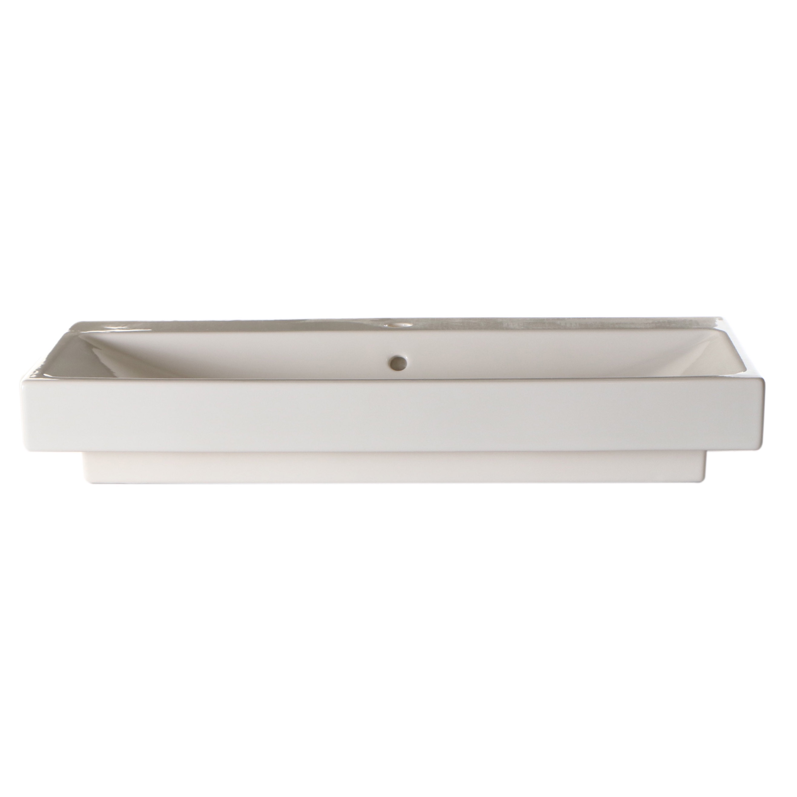 39" Porcelain Wall Mount Sink