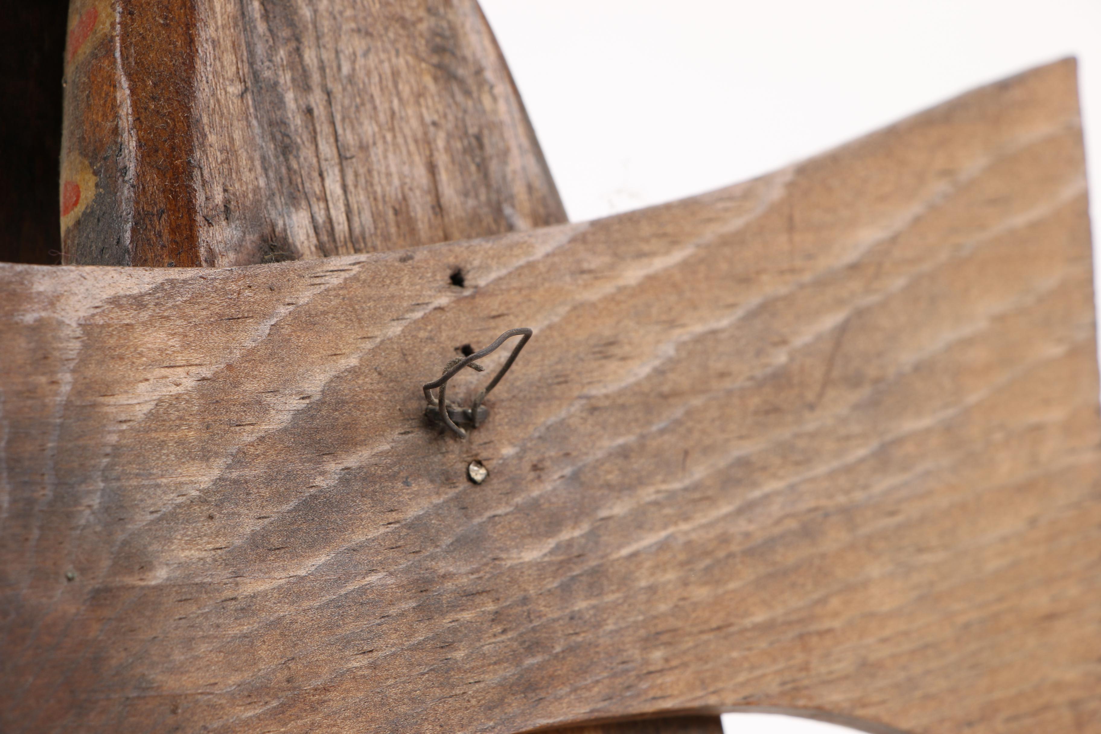 Folk Art Polychrome Wood Owls