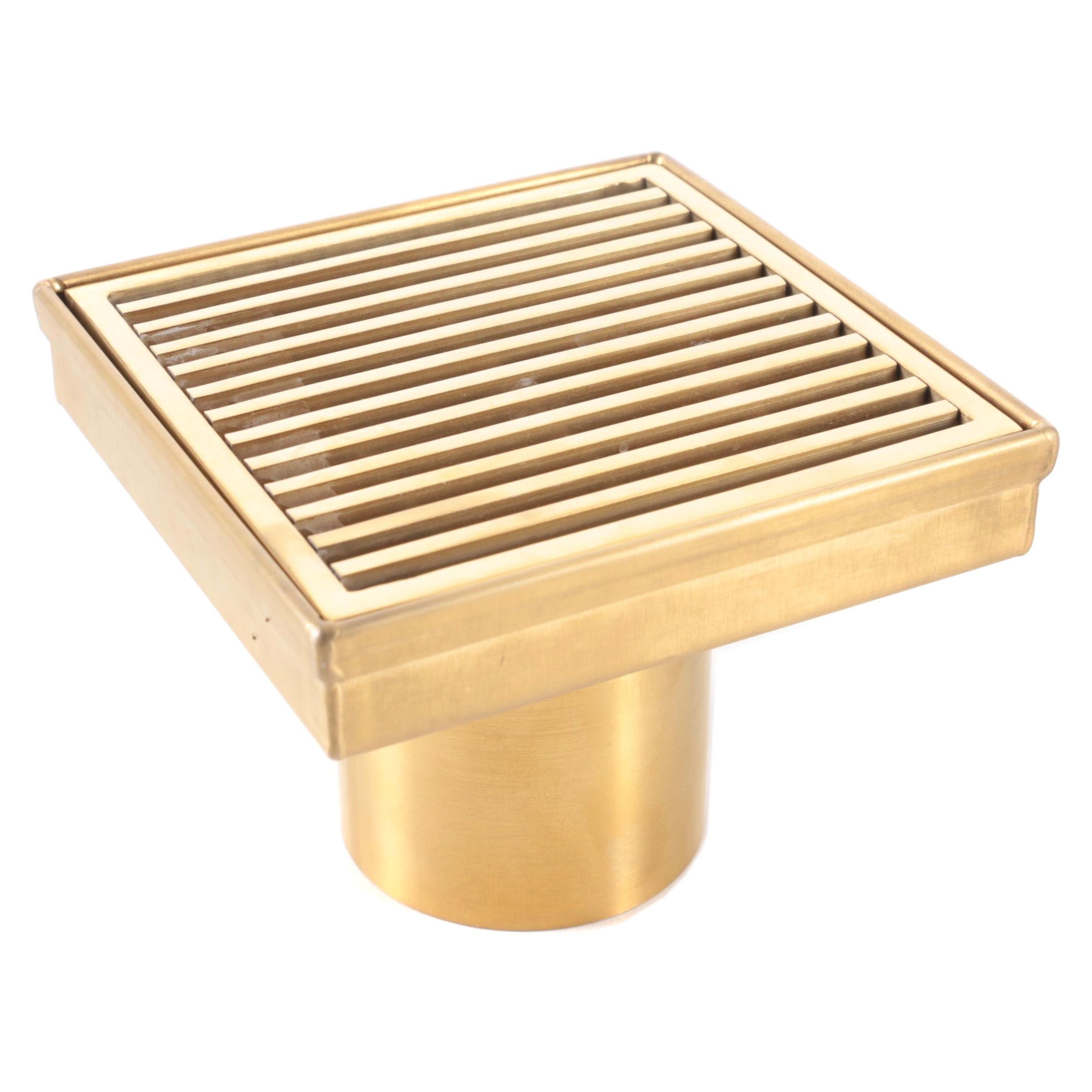 Polished Brass Finished Stainless Steel Shower Drains