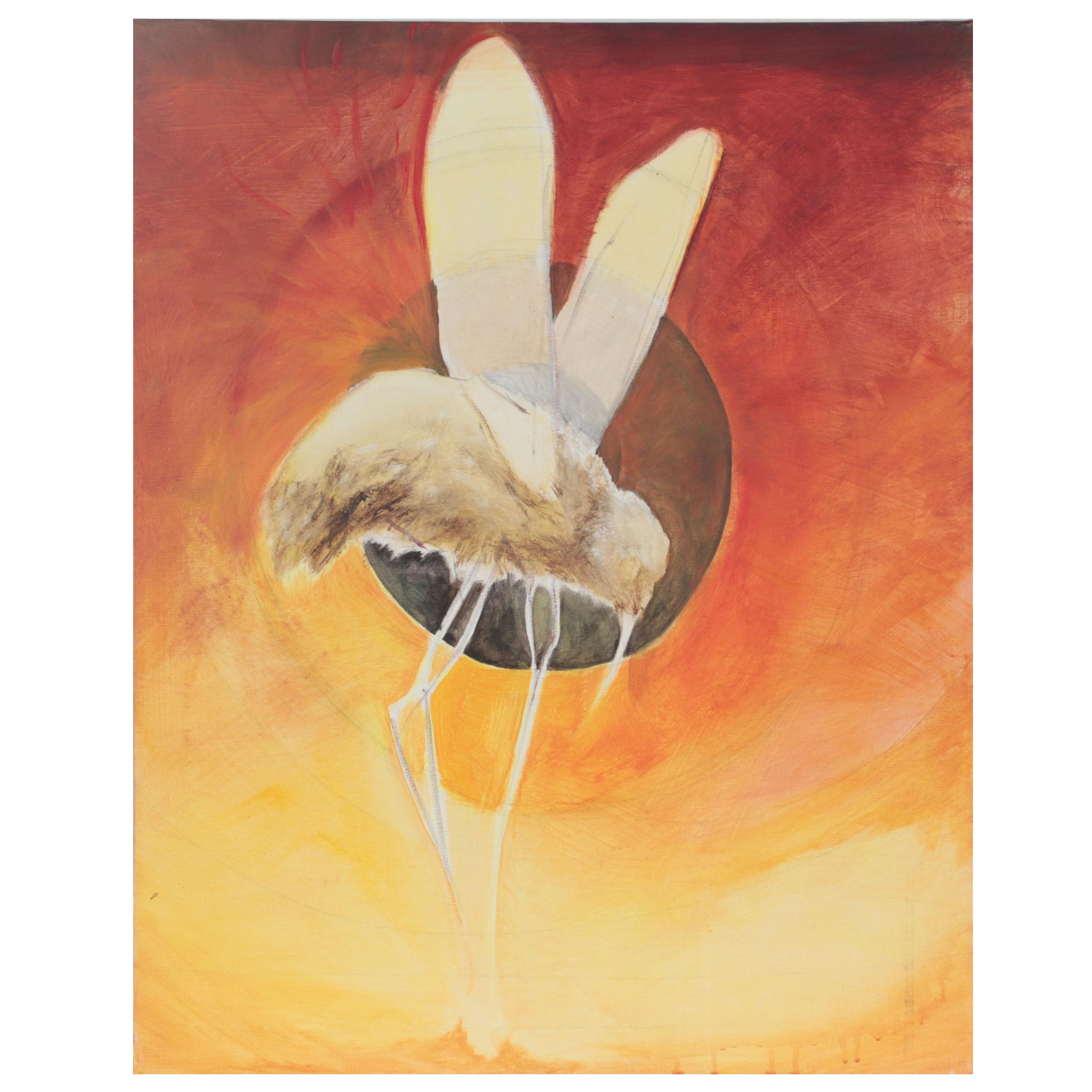 Angela McElwain Acrylic Painting, 21st Century