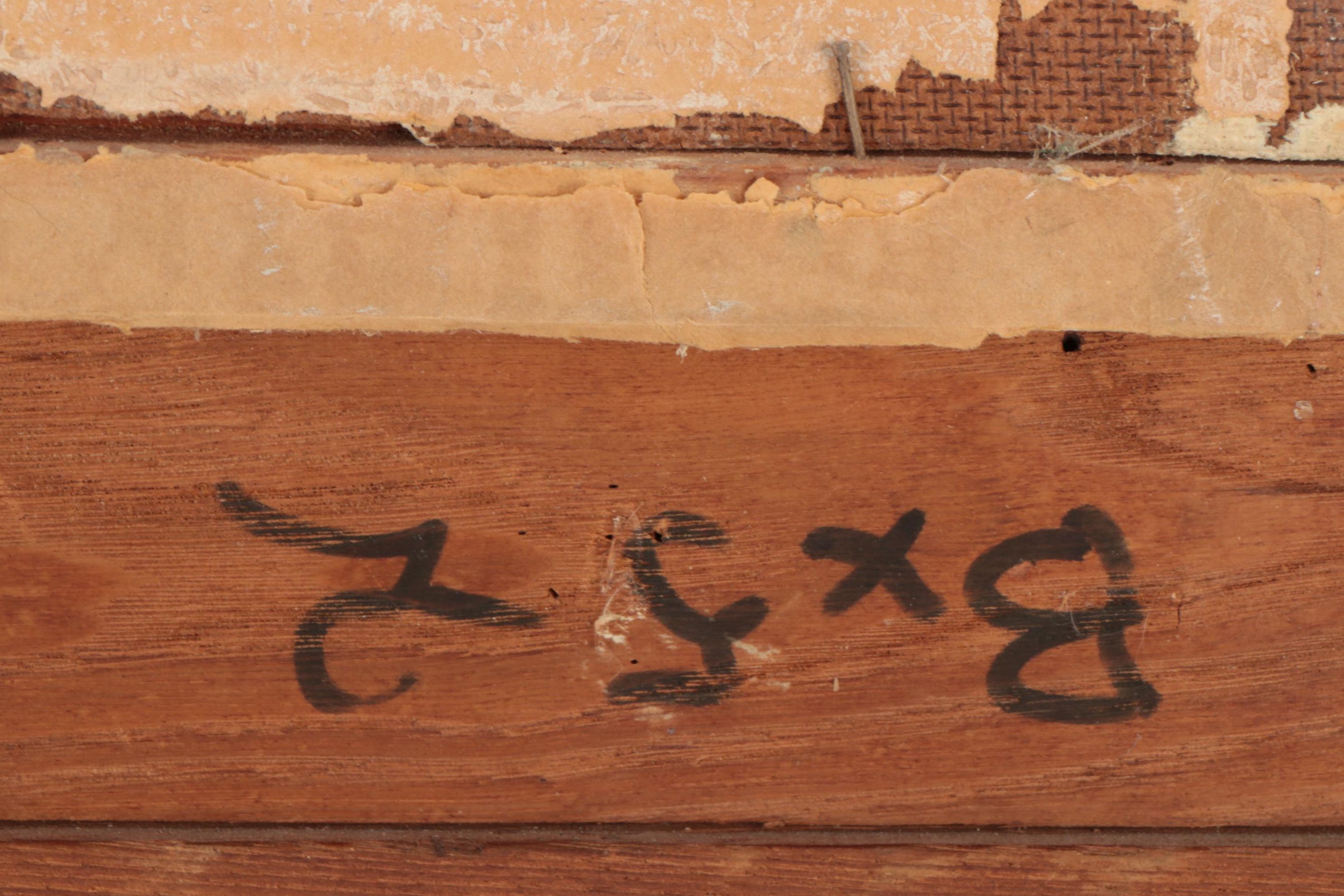 Grandma Moses Folk Tempera Painting "The Sycamore Farm," 1944