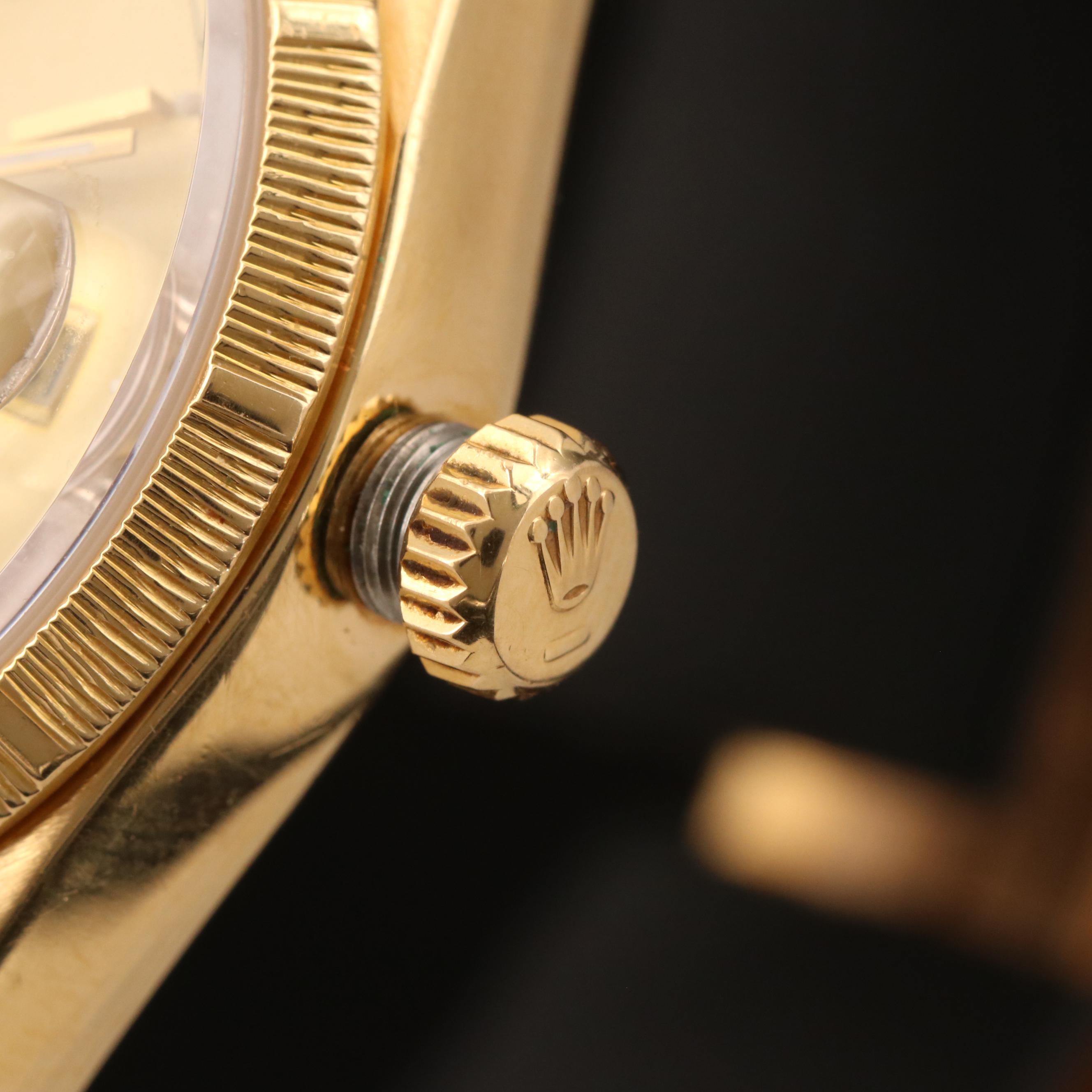 1987 Rolex "Day-Date President" 18K Gold Automatic Watch