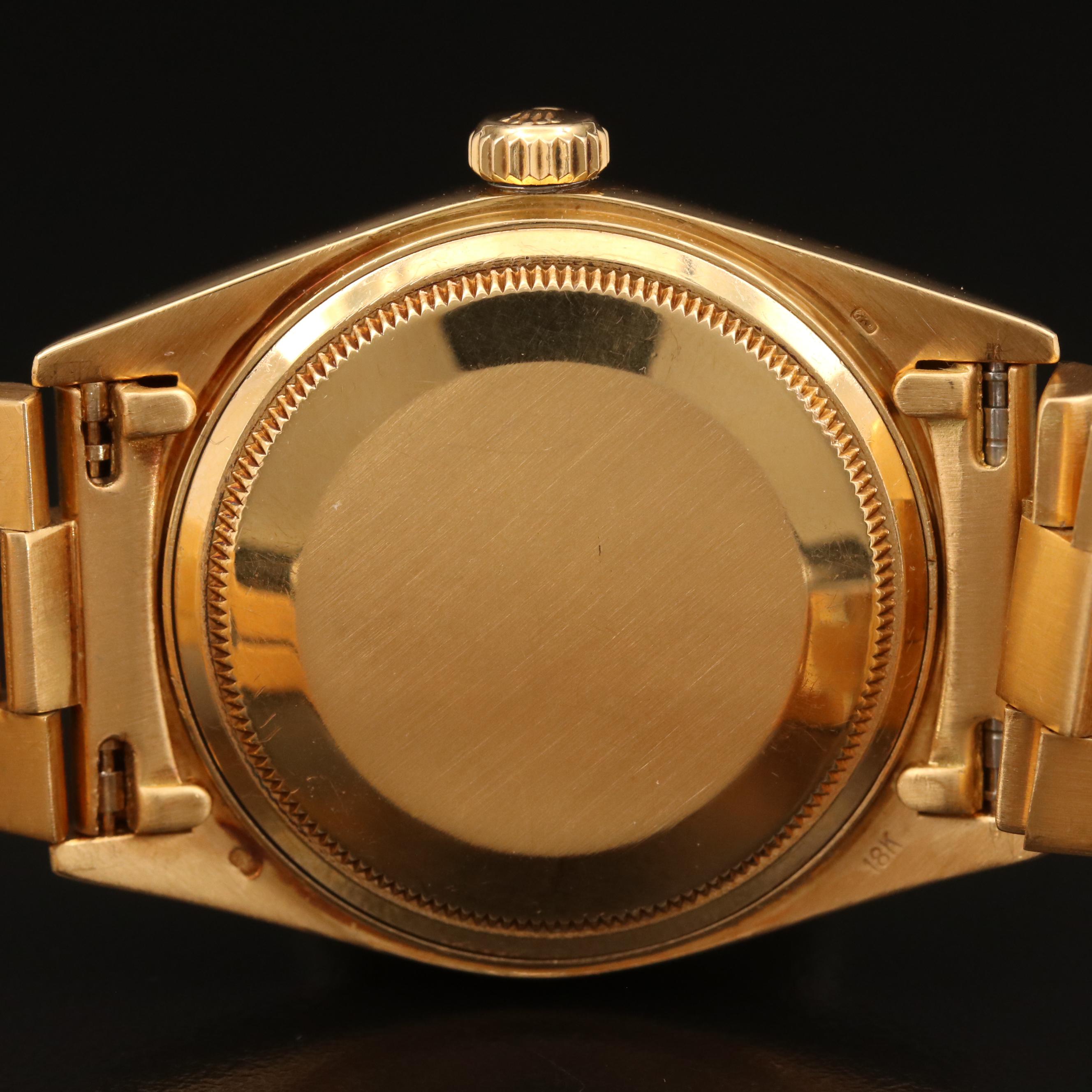 1987 Rolex "Day-Date President" 18K Gold Automatic Watch