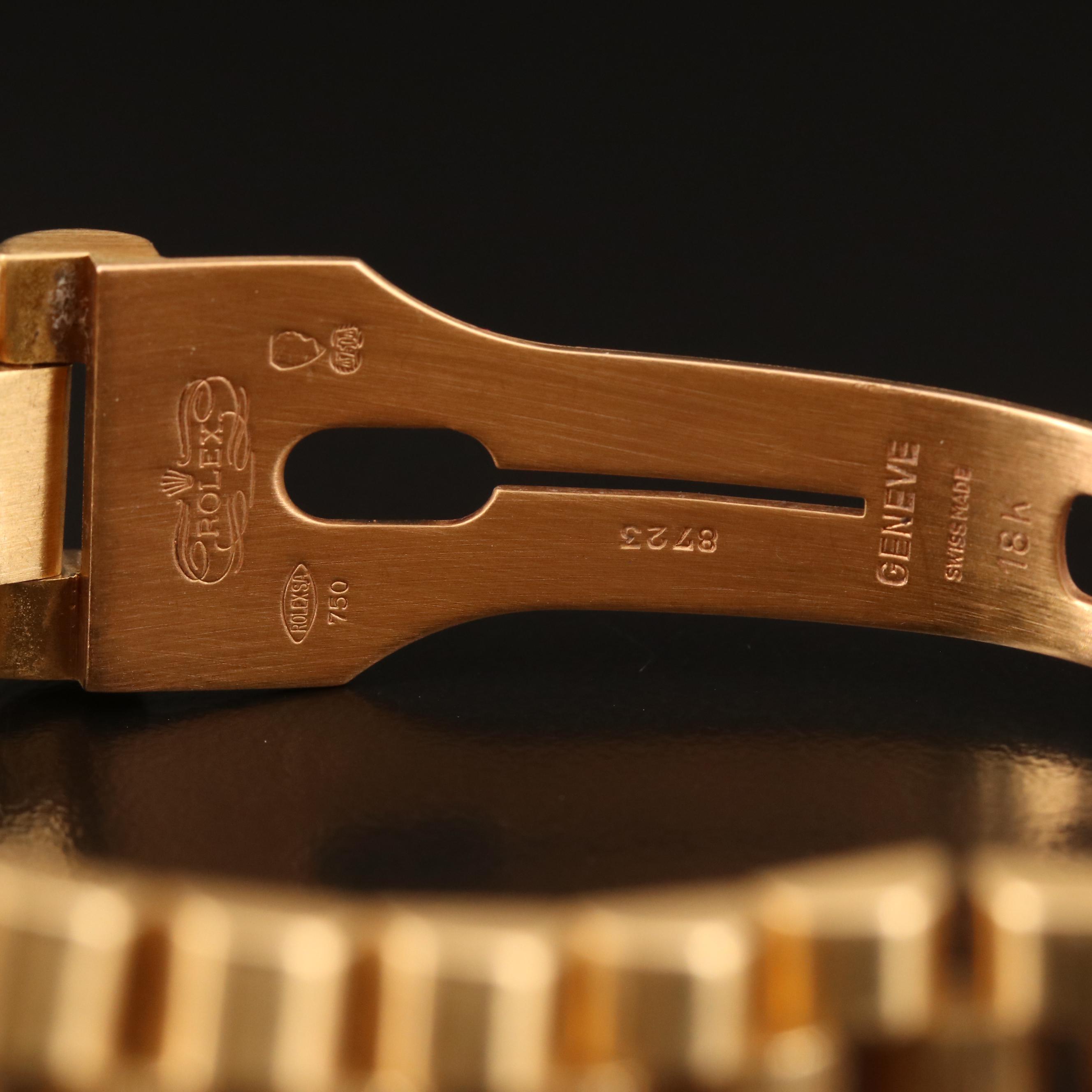 1987 Rolex "Day-Date President" 18K Gold Automatic Watch