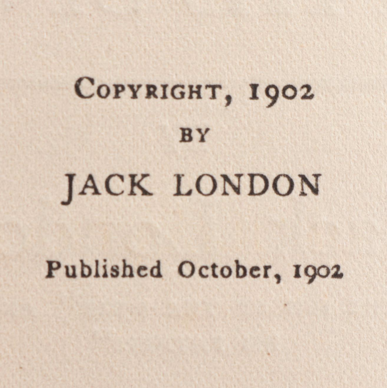 First Edition "A Daughter of the Snows" by Jack London, 1902