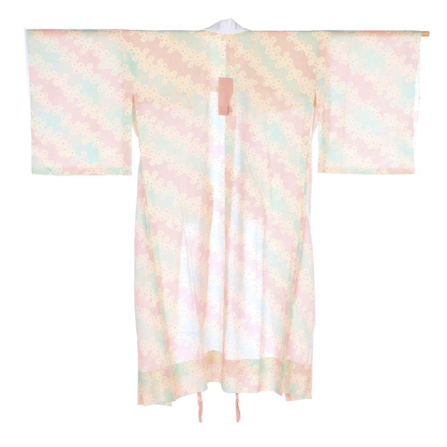 Kanoko Patterned Woven Silk Juban