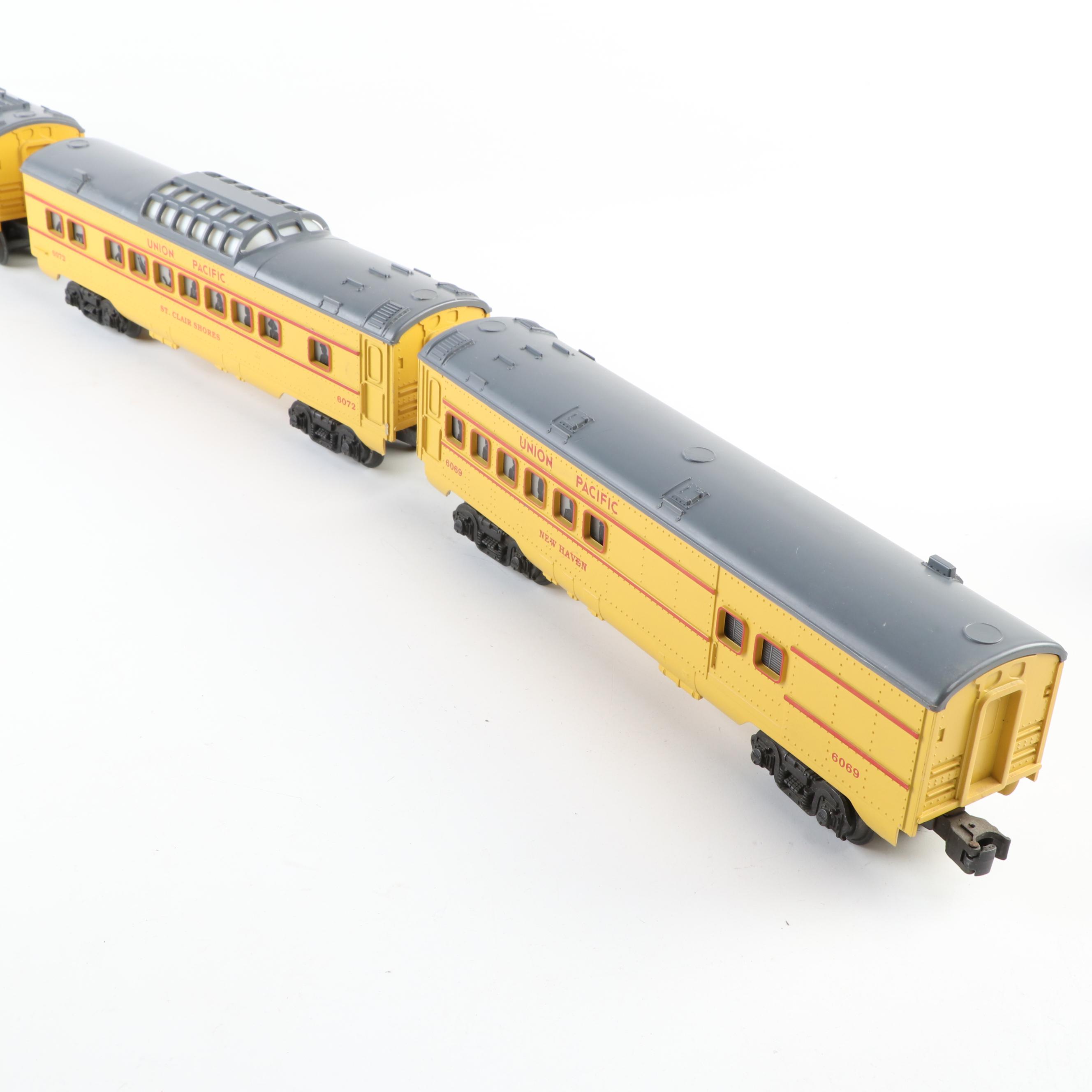 Lionel Model Union Pacific 8120 Engine and Passenger Cars, 1970s–1980s