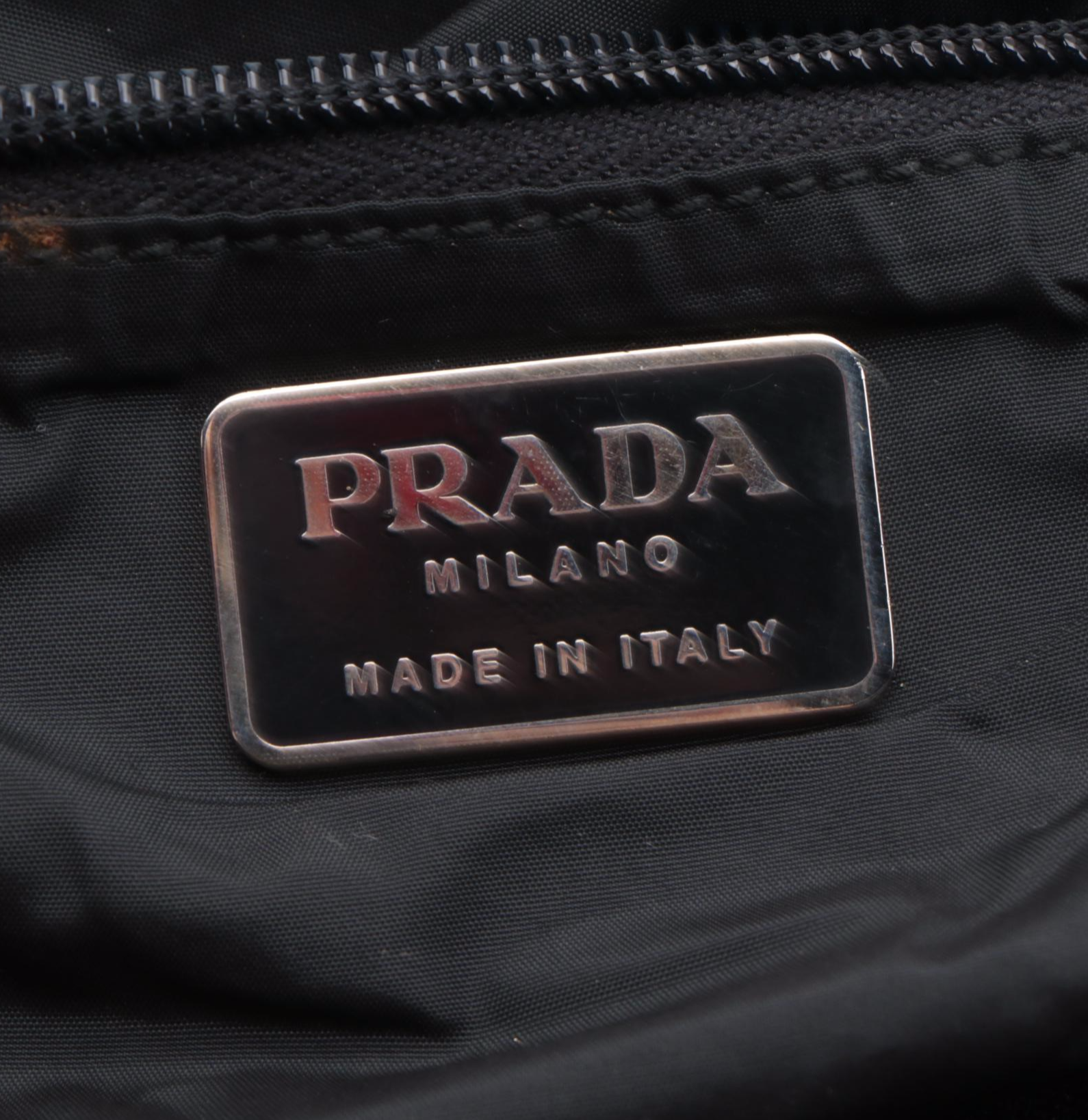 Prada Sling Messenger Bag in Black Neoprene