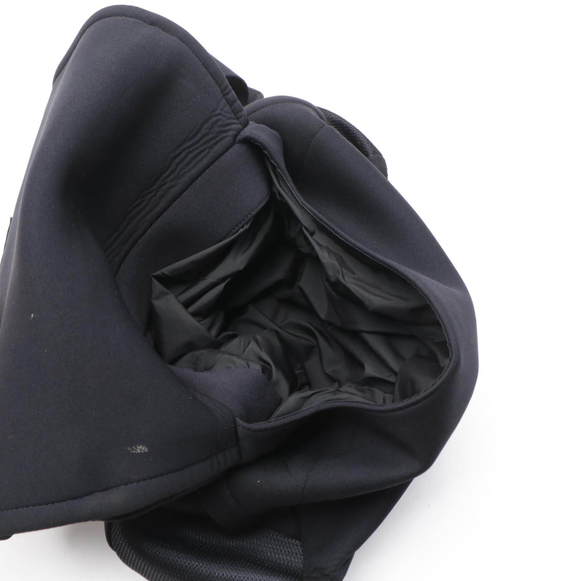 Prada Sling Messenger Bag in Black Neoprene