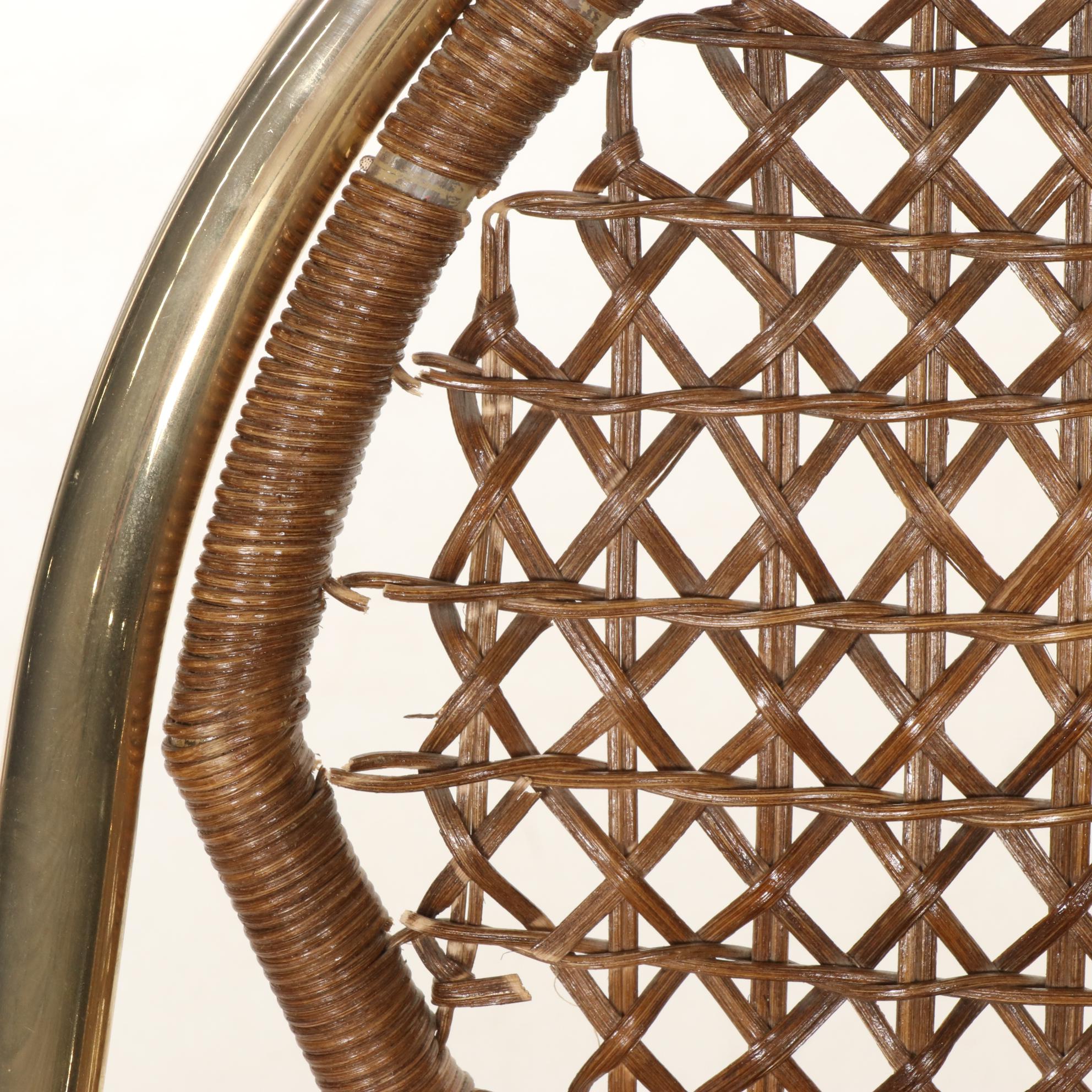 Parsons Style Games Table and Four Bassett Mirror Co. Cantilever Chairs