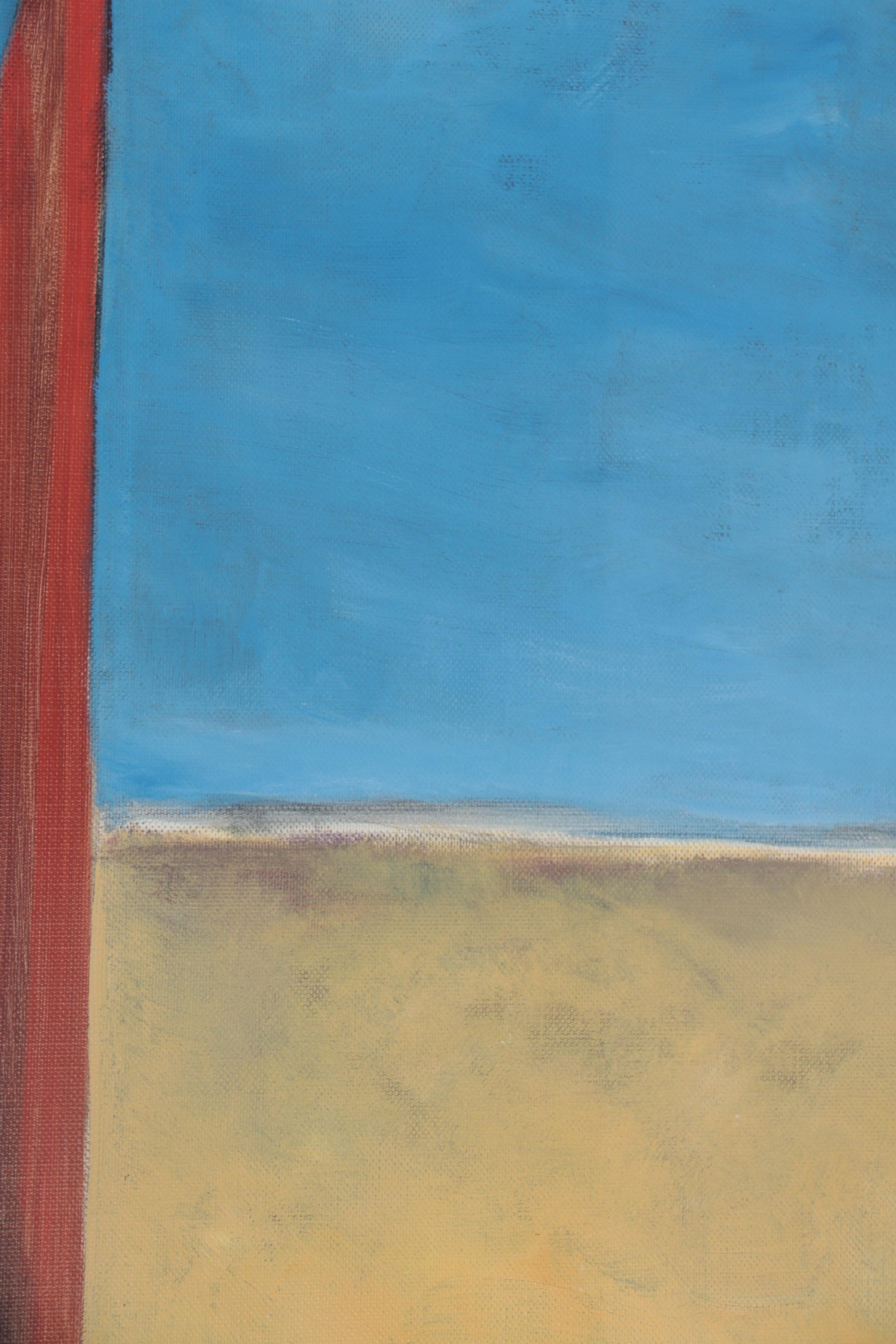 Angela McElwain Abstract Landscape Acrylic Painting, 21st Century