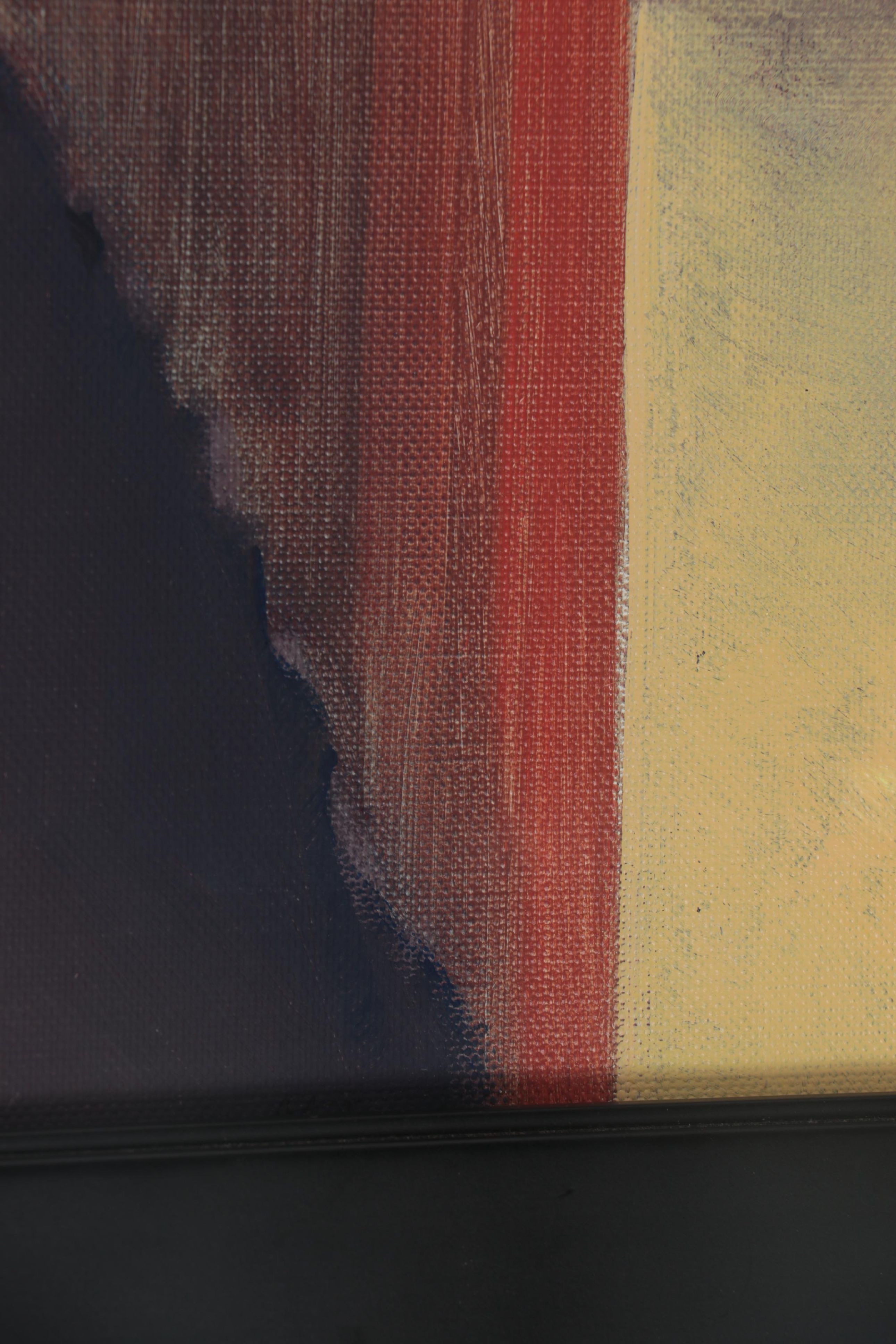 Angela McElwain Abstract Landscape Acrylic Painting, 21st Century