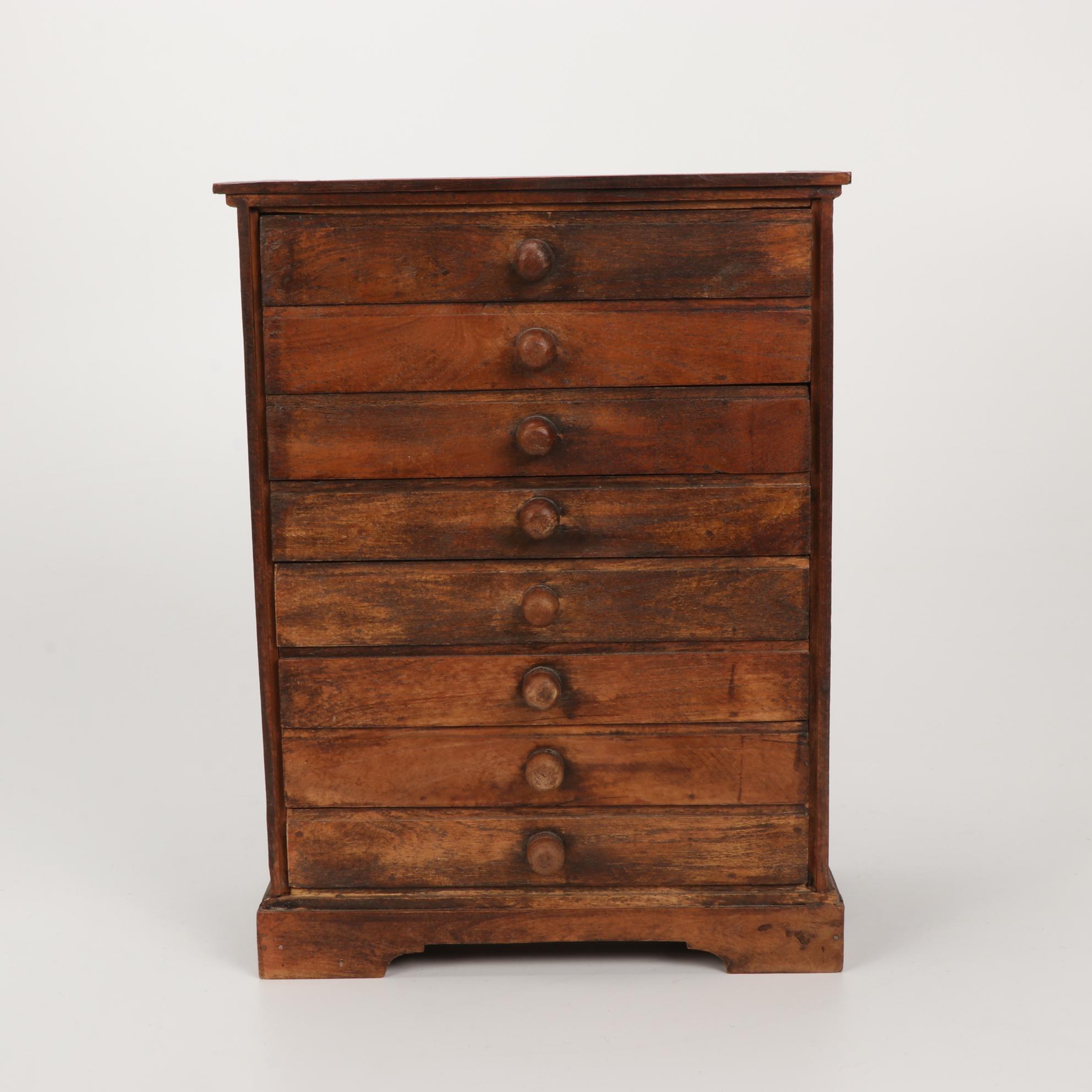 Pottery Barn Eight-Drawer Letterbox Chest