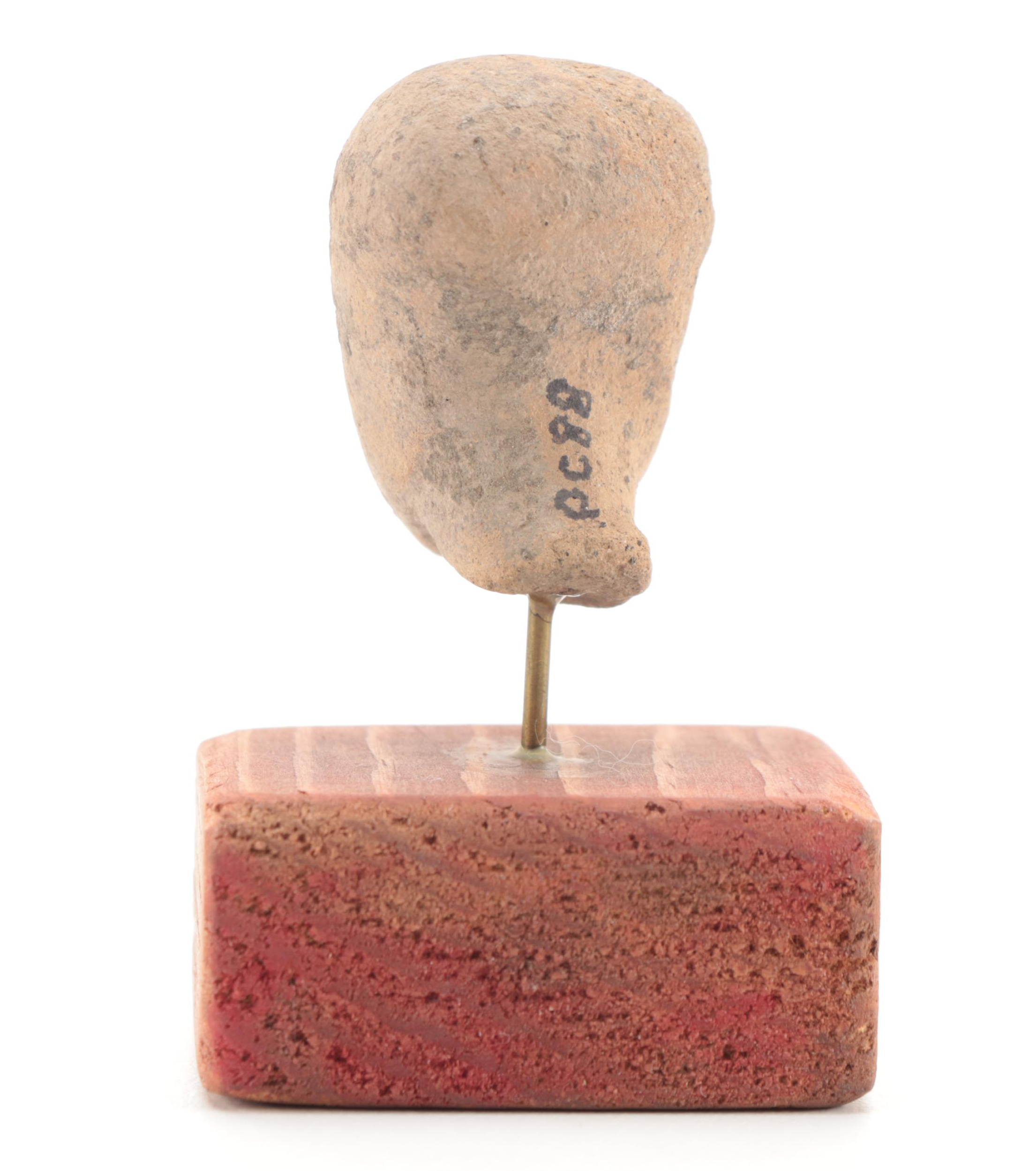 Teotihuacan Portrait Type Ceramic Head Fragment, Pre-Columbian Mexico