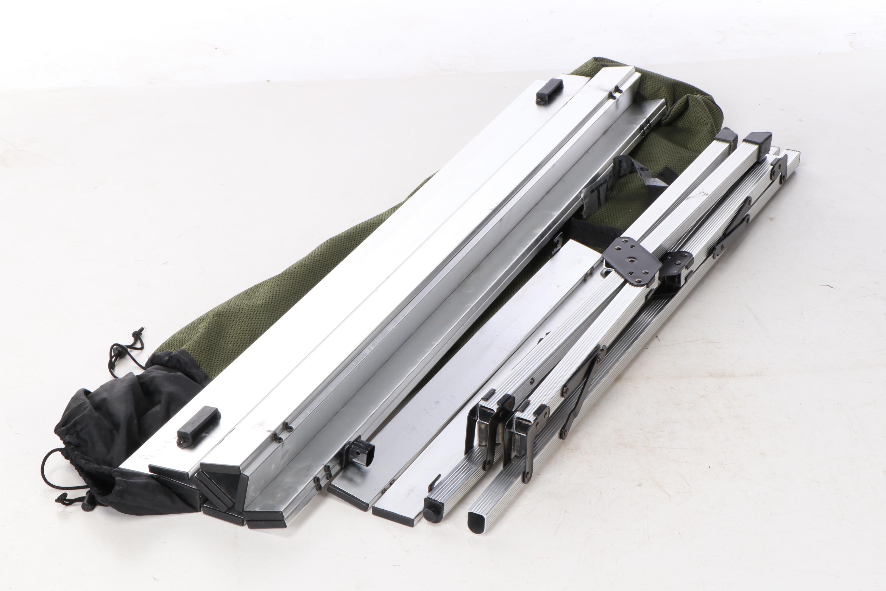 Slumberjack Stowaway Aluminum Portable Folding Table with Bag