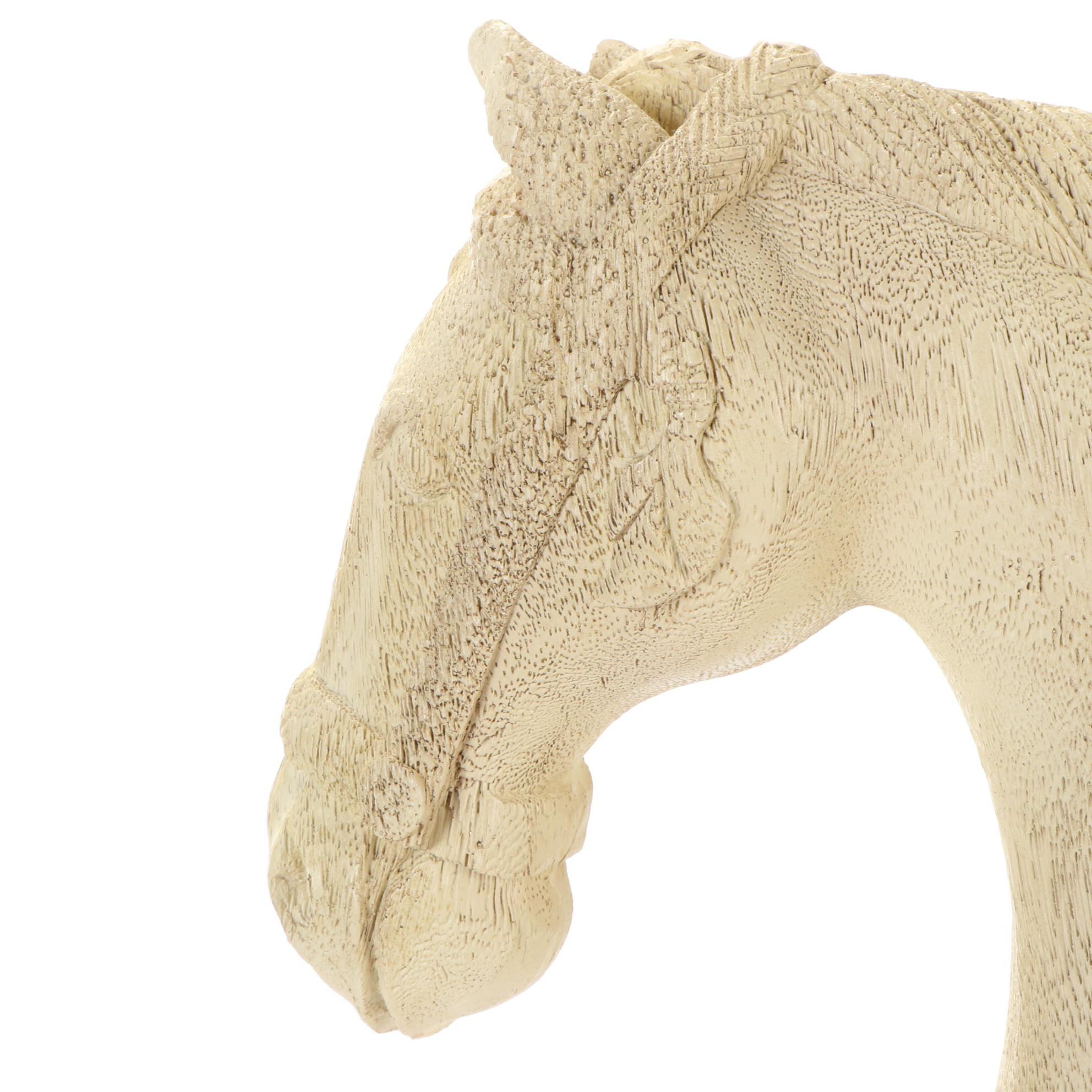 Restoration Hardware Composite Cheval Horse Statue, Contemporary