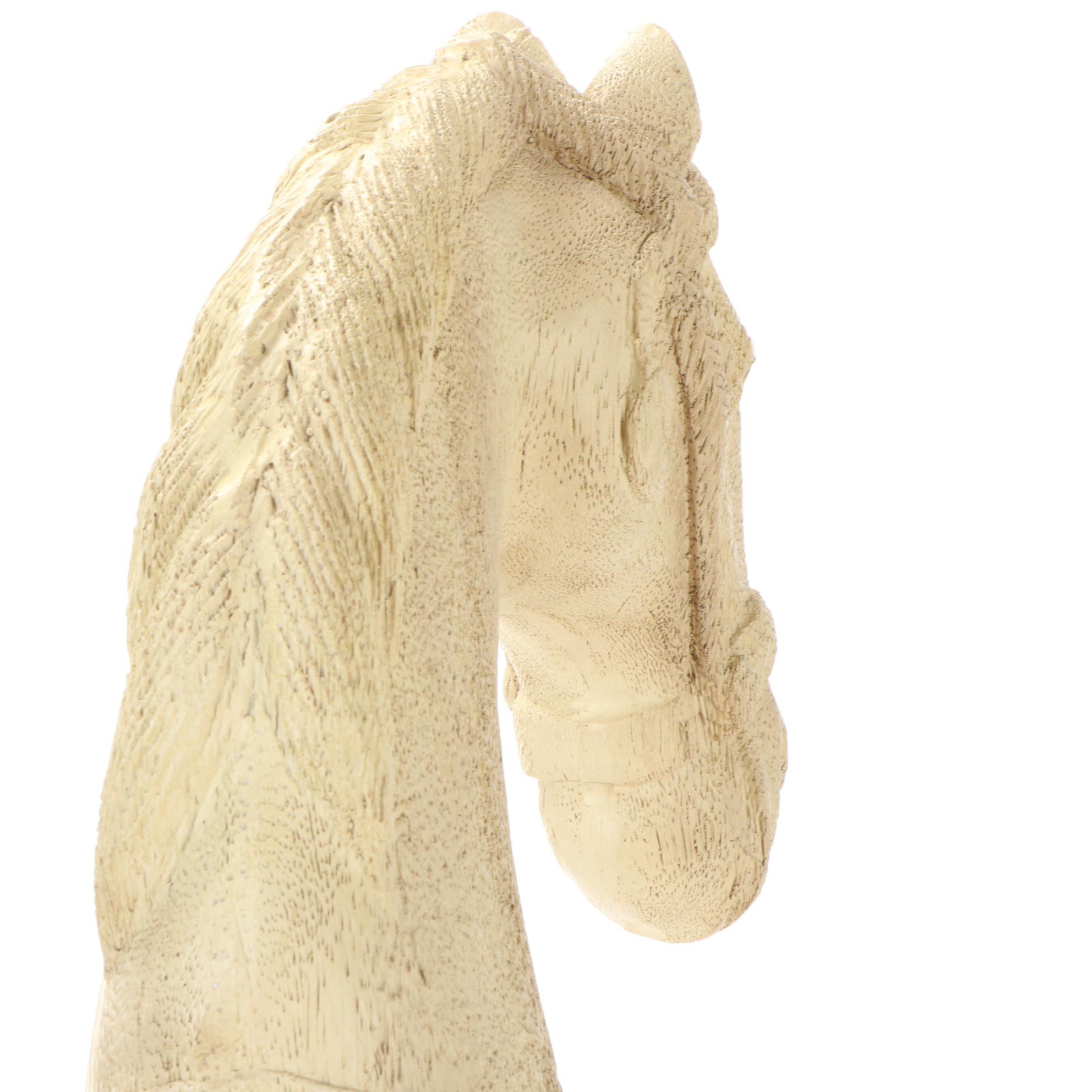 Restoration Hardware Composite Cheval Horse Statue, Contemporary