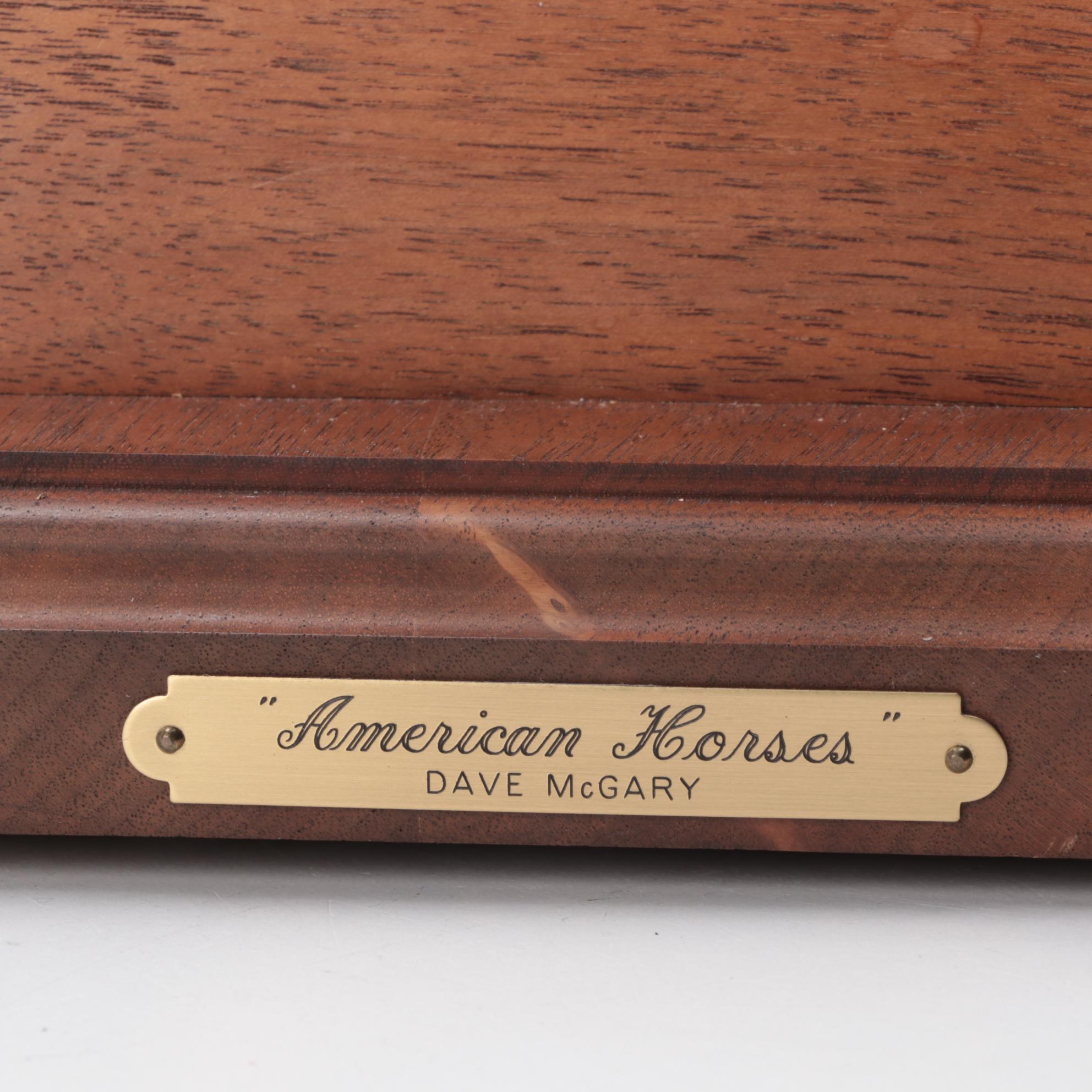 Dave McGary Bronze Sculpture "American Horses," 1992