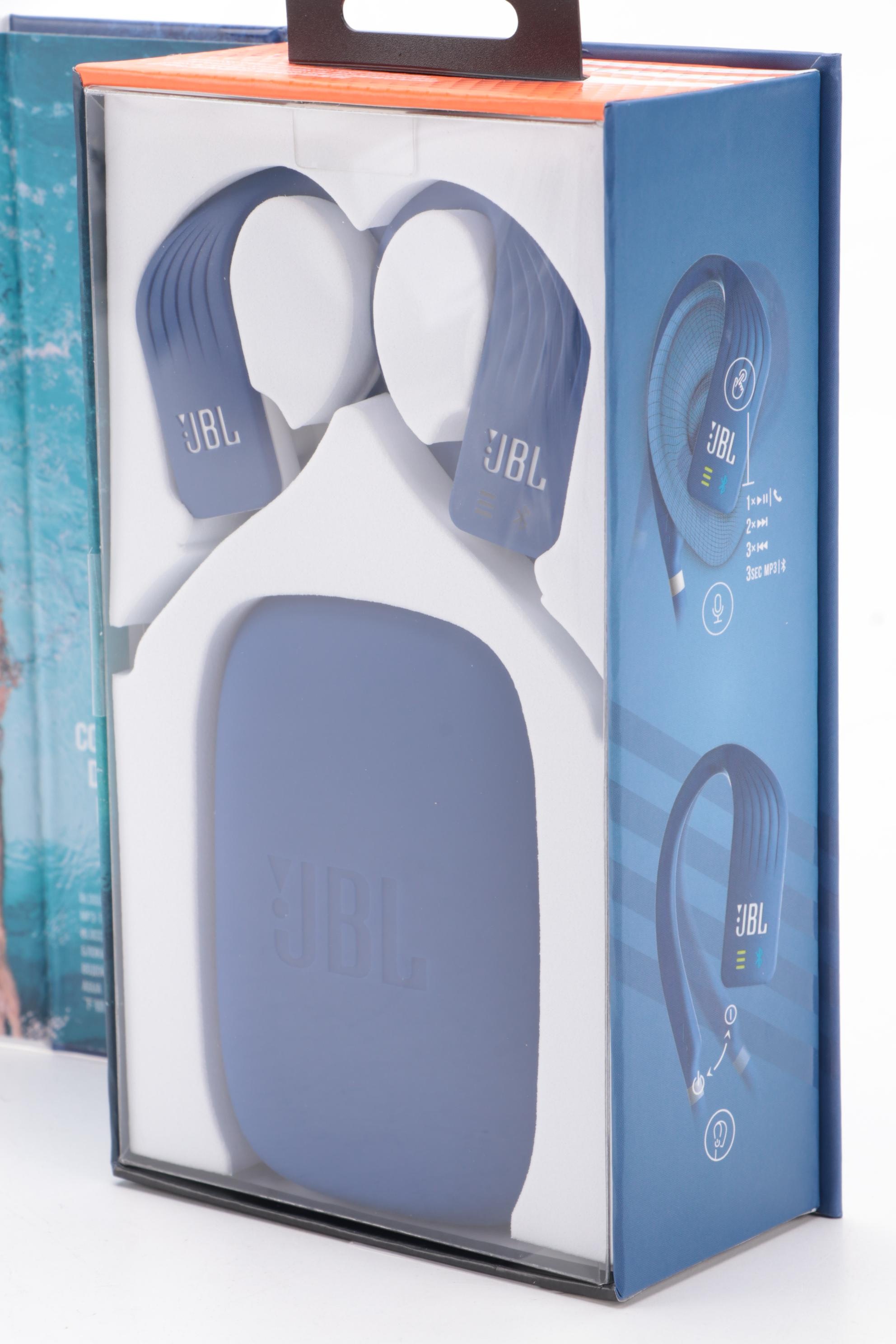 JBL by Harman"Endurance DIVE" Blue Waterproof In-Ear Bluetooth Headphones