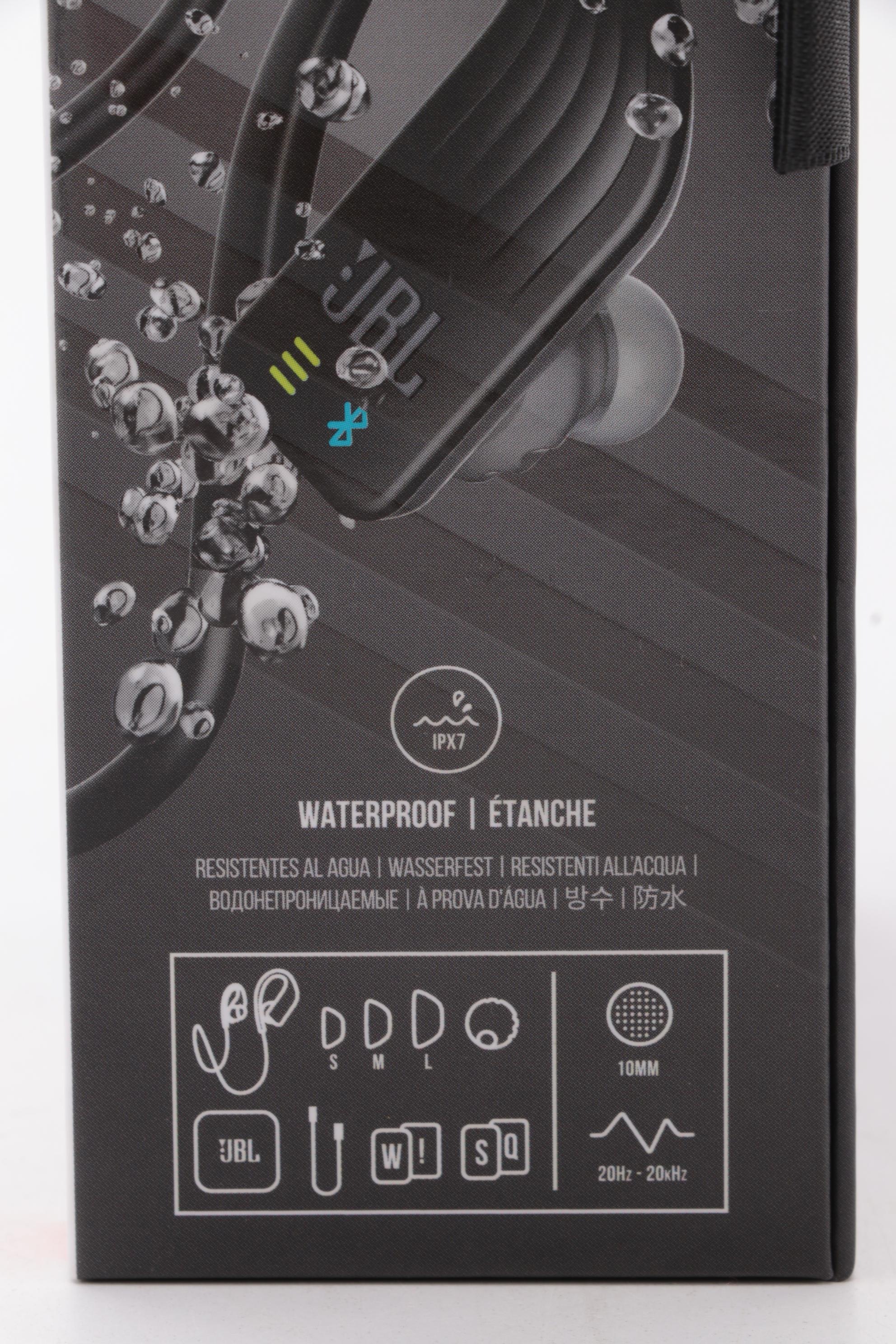 JBL by Harman "Endurance DIVE" Black Waterproof In-Ear Bluetooth Headphones