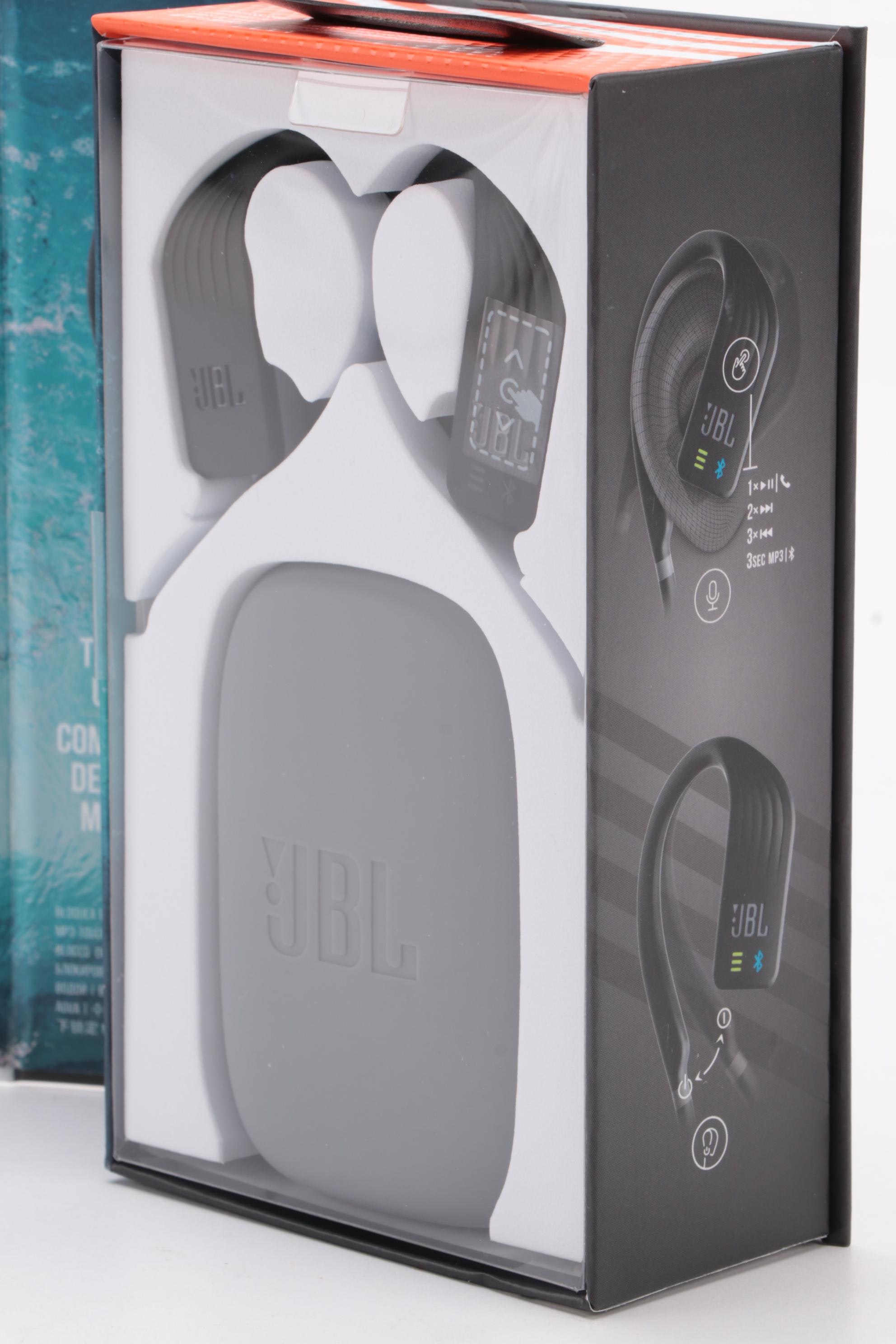 JBL by Harman "Endurance DIVE" Black Waterproof In-Ear Bluetooth Headphones