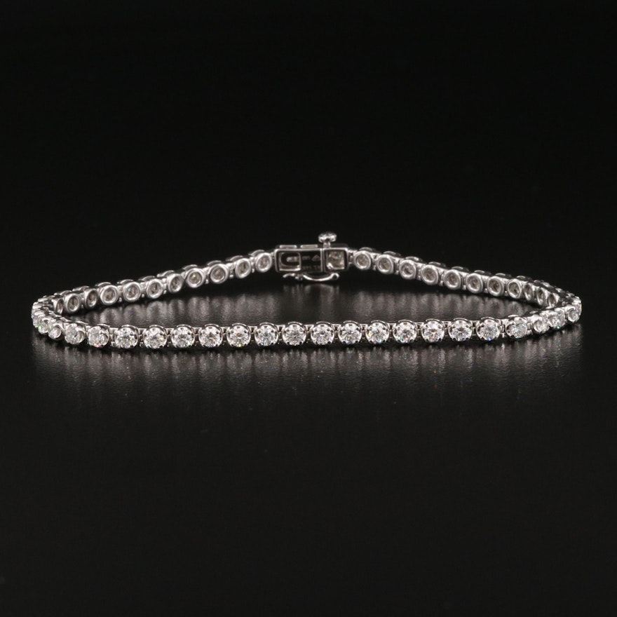 14K 2.50 CTW Diamond Line Bracelet