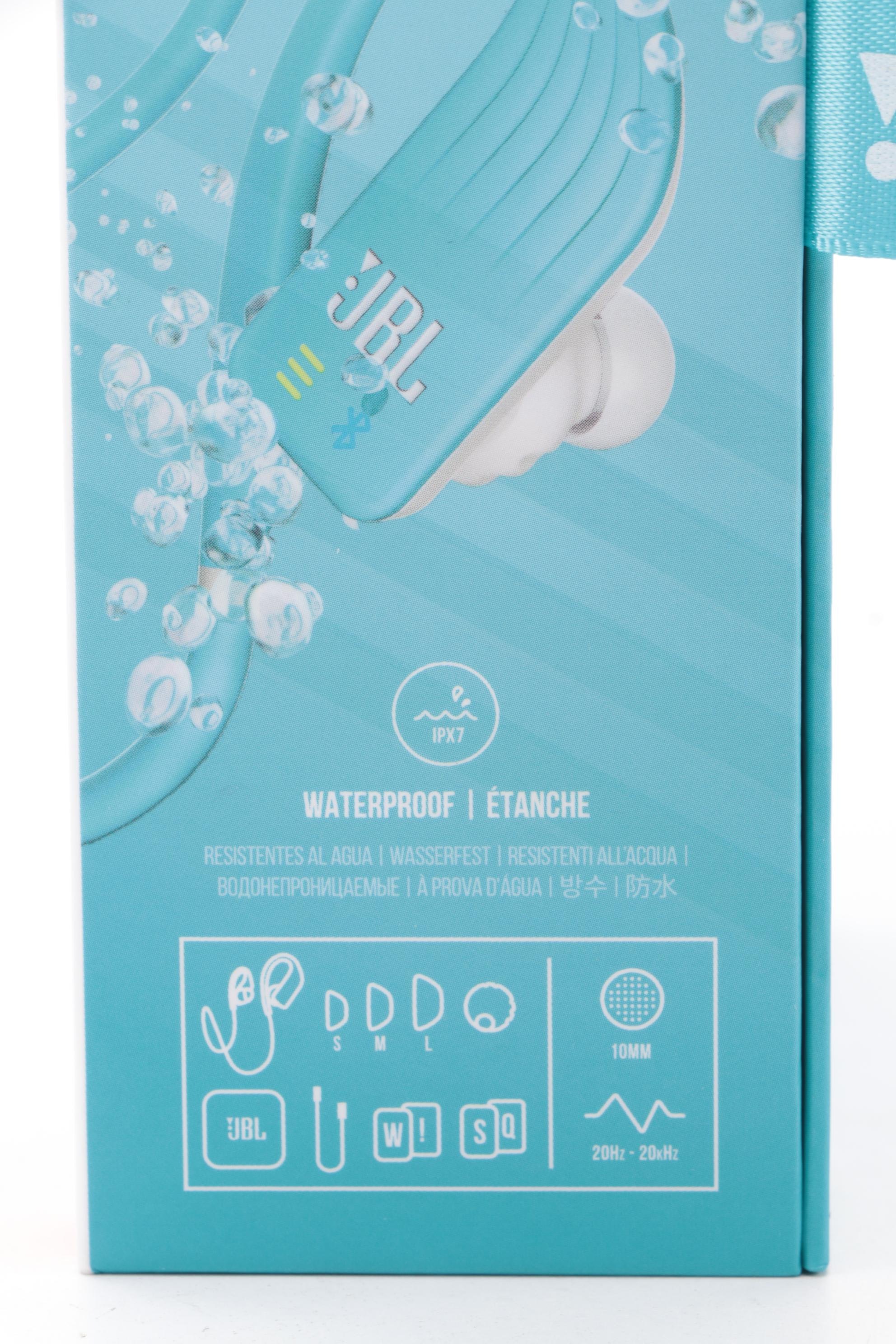 JBL by Harman "Endurance DIVE" Teal Waterproof In-Ear Bluetooth Headphones