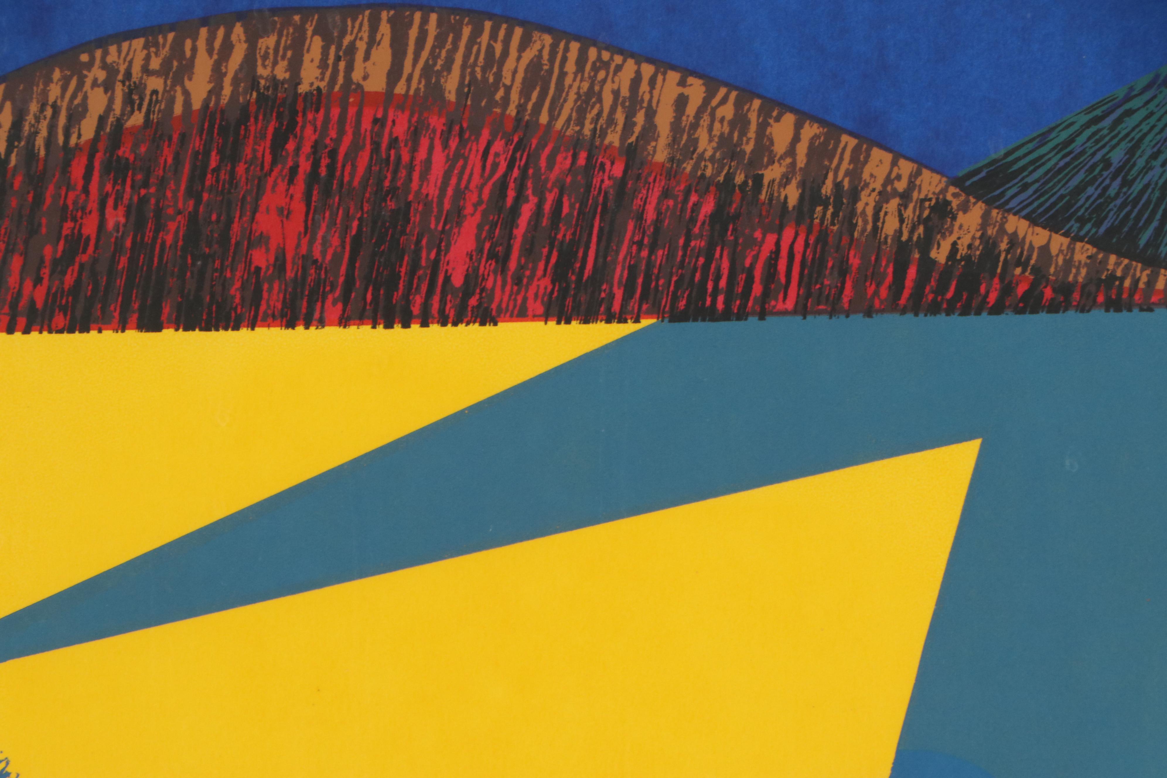 Velma Ludaway Serigraph "He is Always Near," 1987