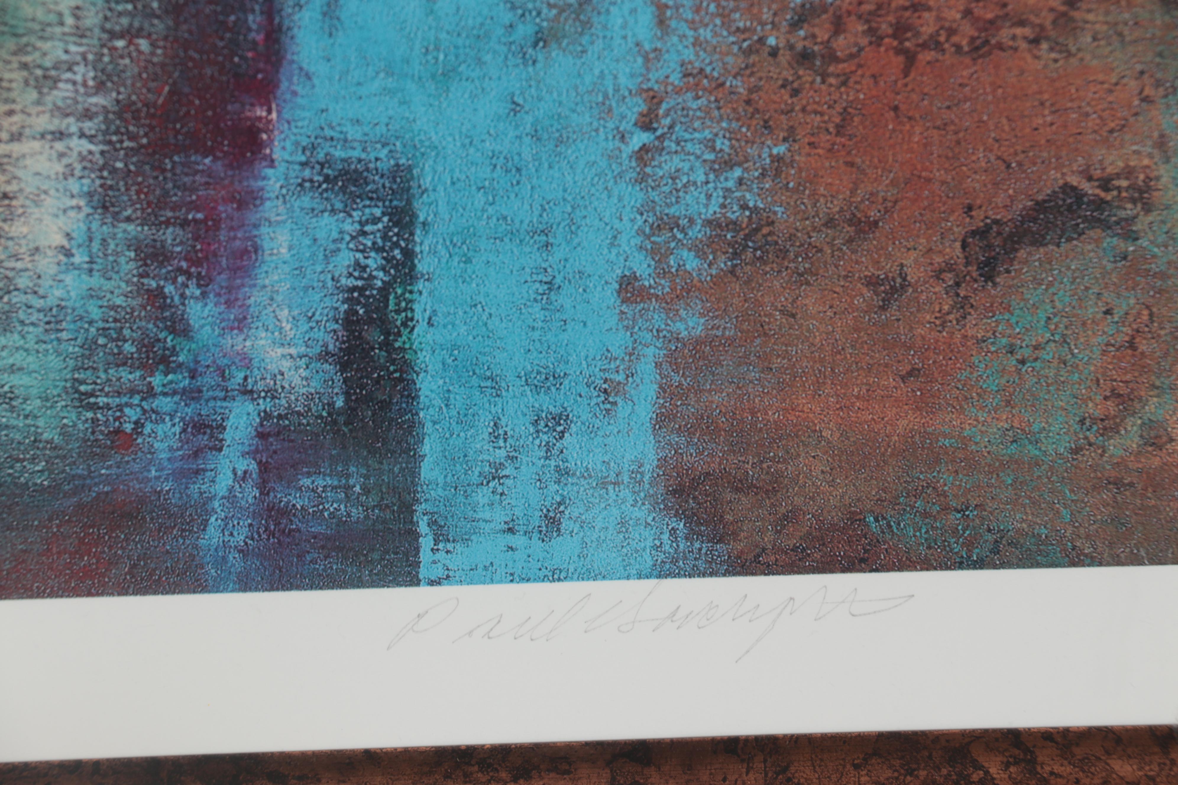 Paul Goodnight Offset Lithograph "Catterflies"