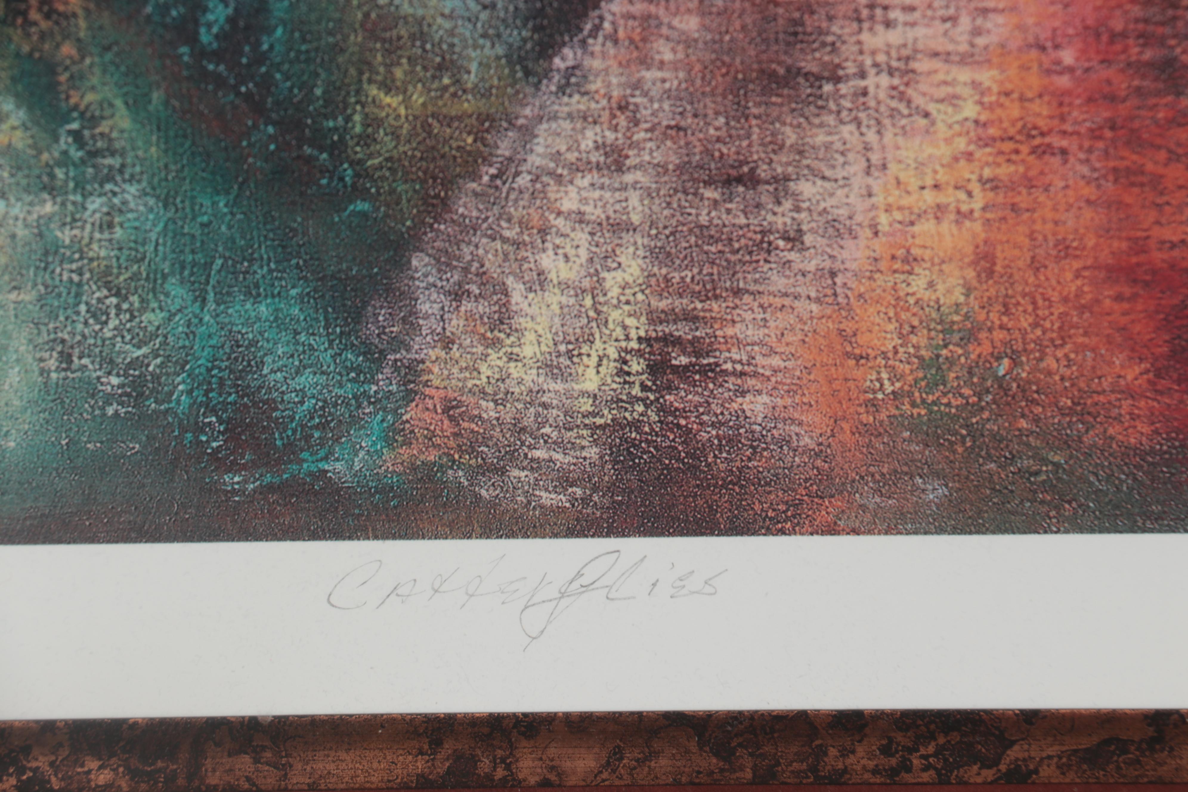 Paul Goodnight Offset Lithograph "Catterflies"