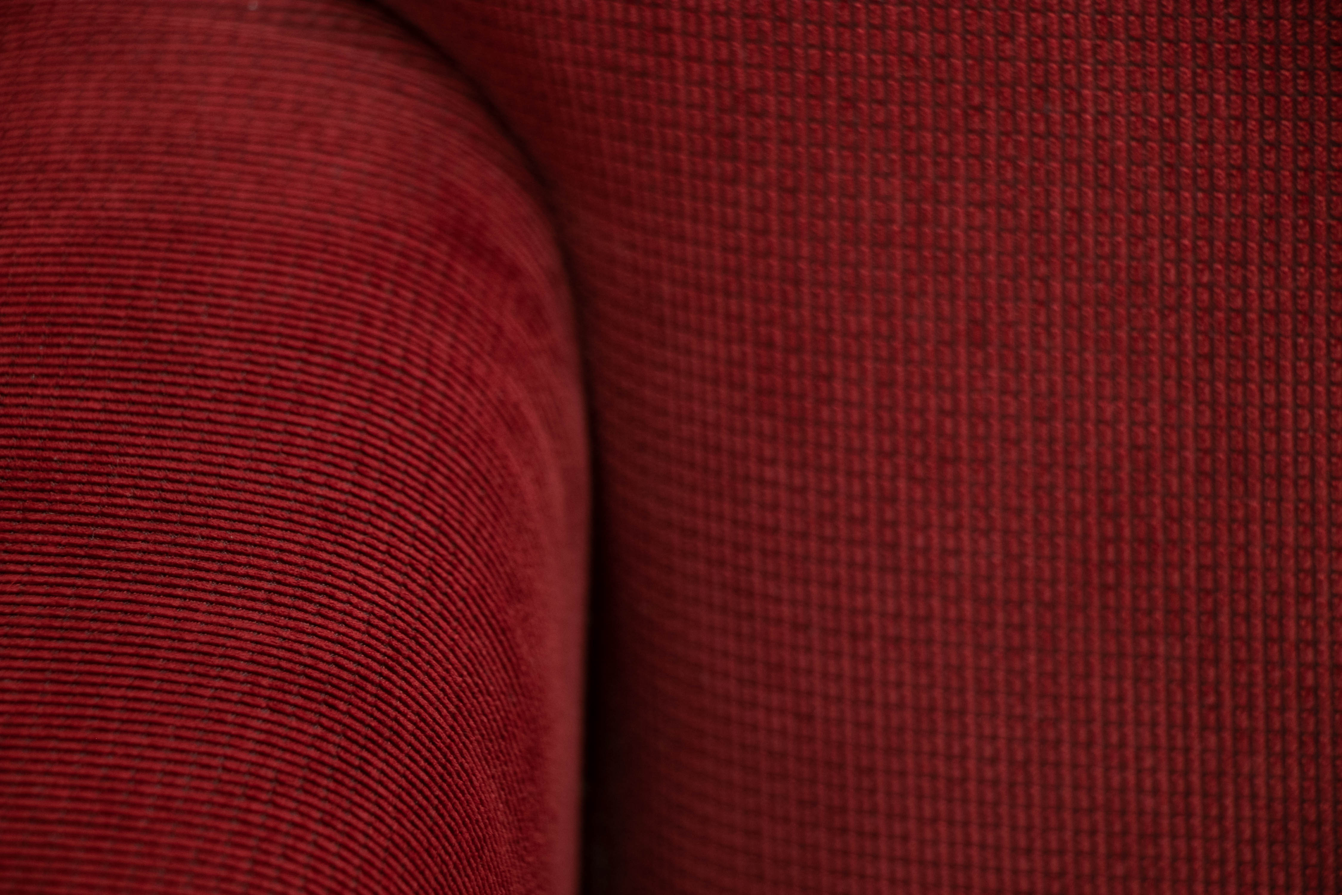 Flexsteel "Digby" Burgundy-Red Upholstered Two-Seat Sofa