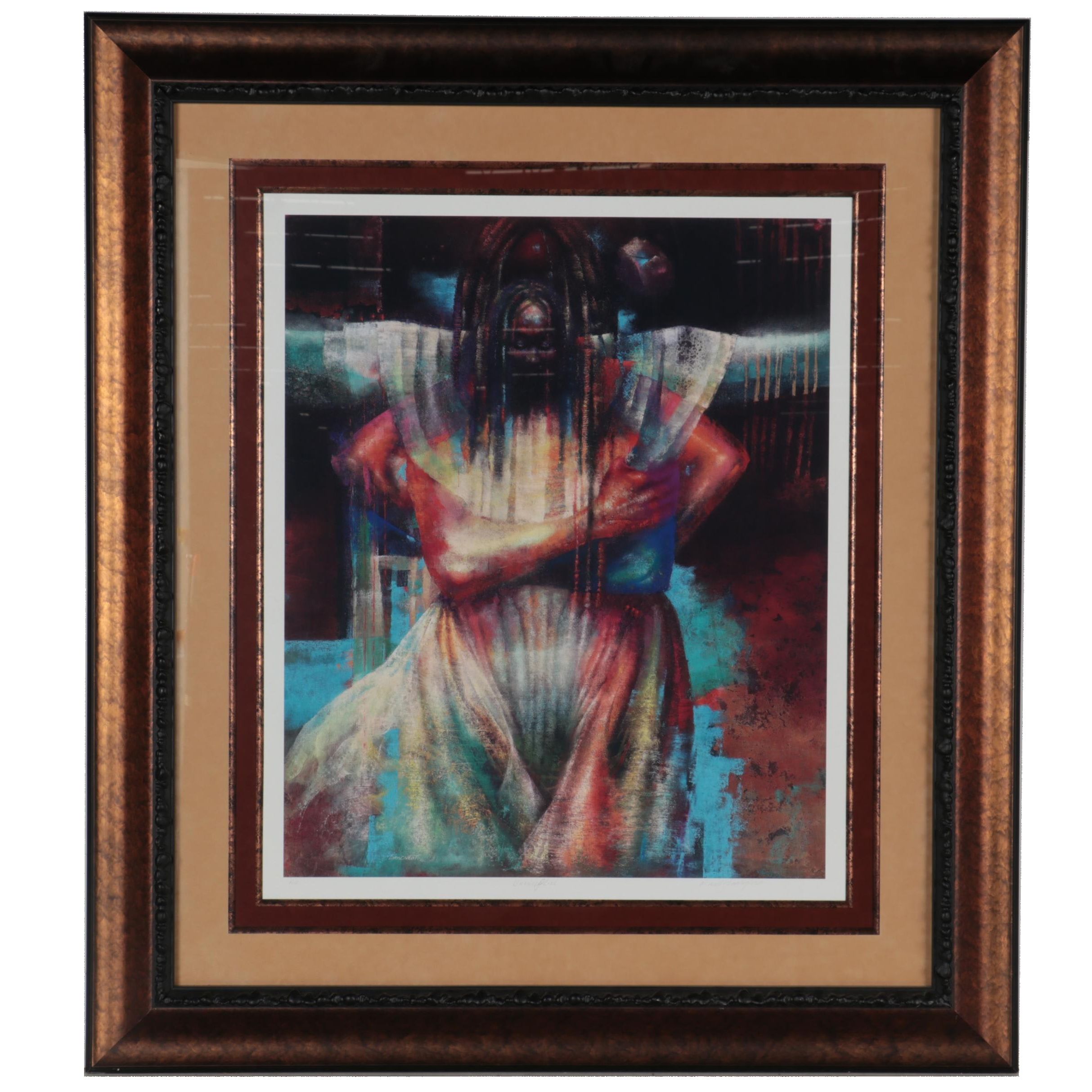 Paul Goodnight Offset Lithograph "Catterflies"