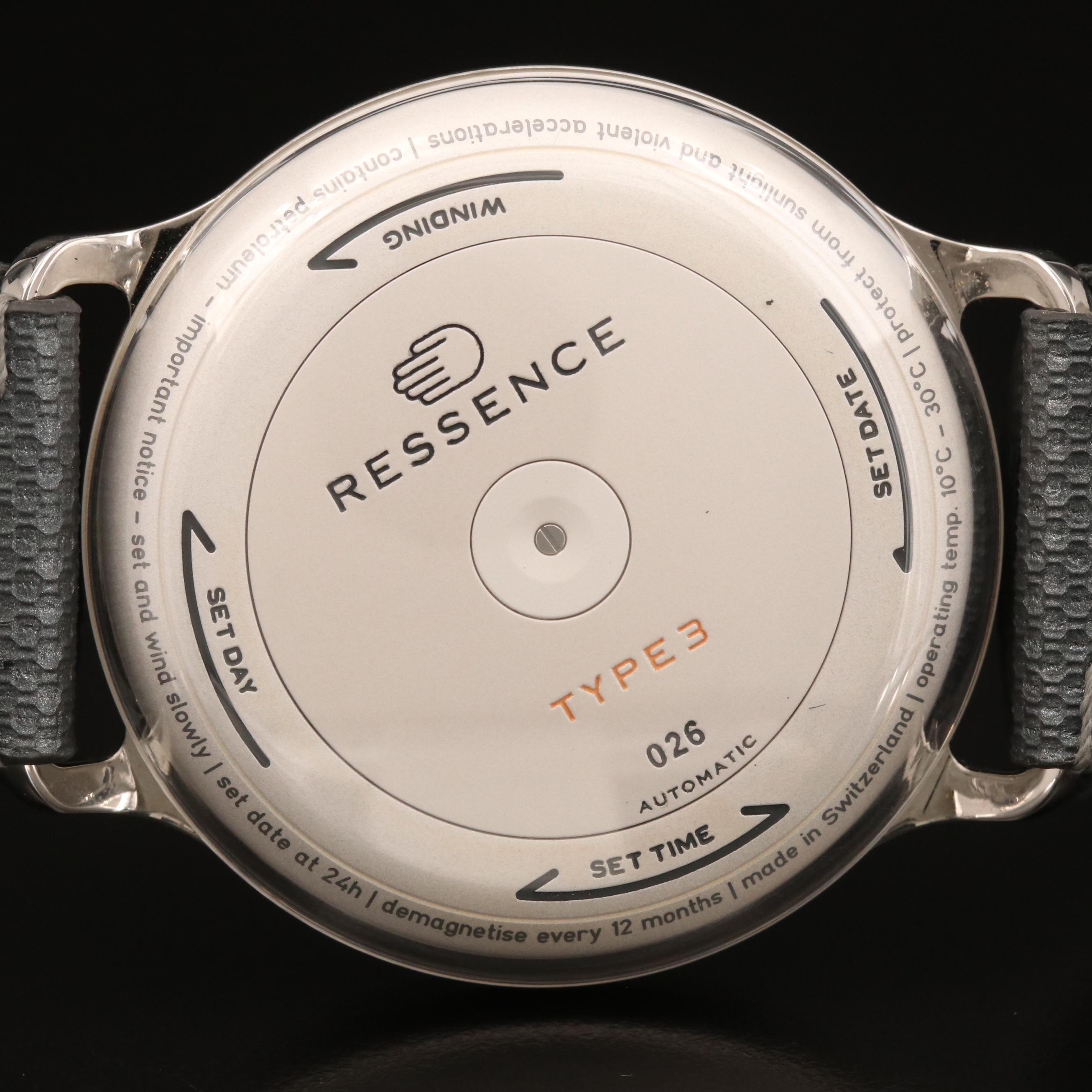 Ressence Type 3W Titanium Automatic Watch