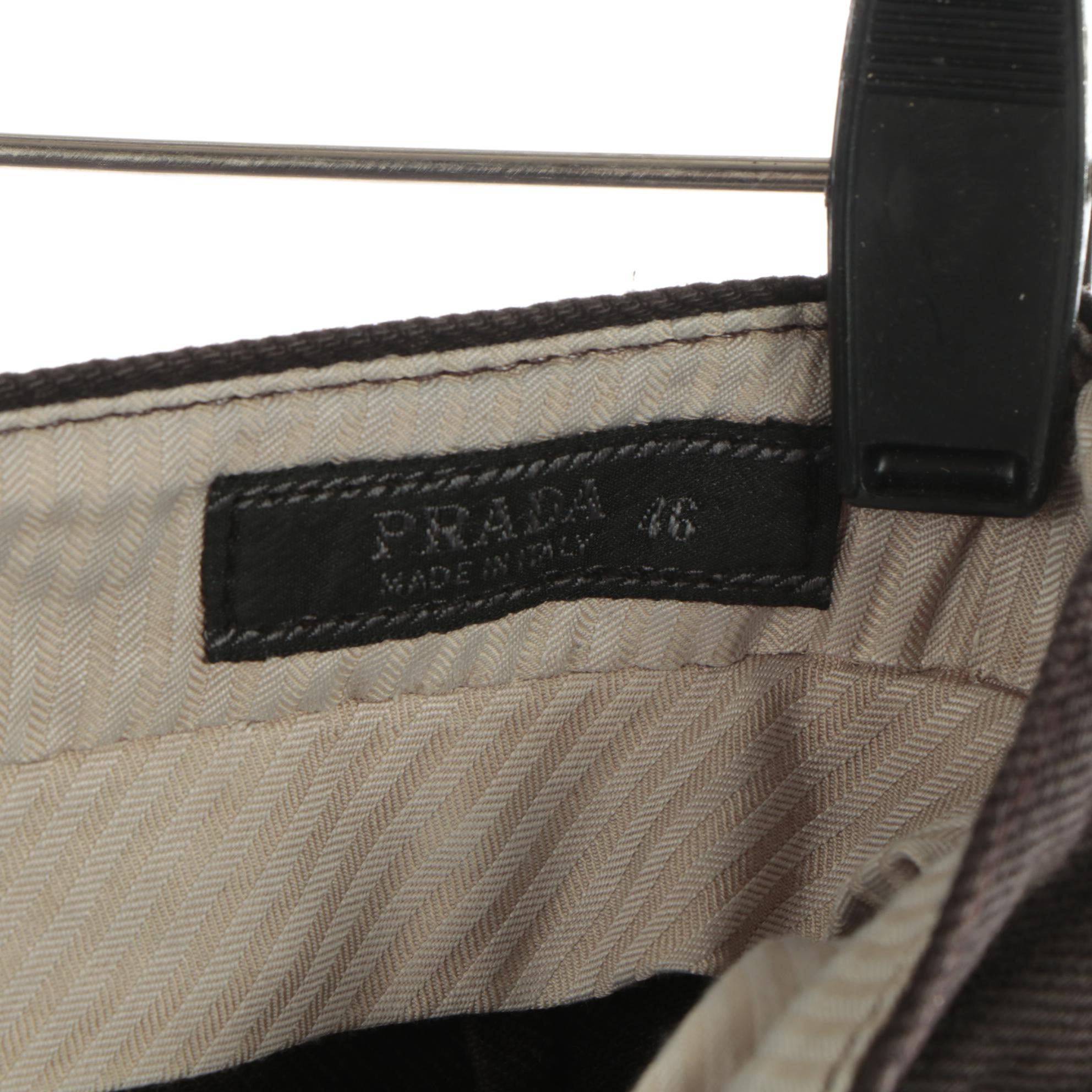 Men's Prada Cotton Twill Trousers and Prada Sport Cotton Corduroy Pants