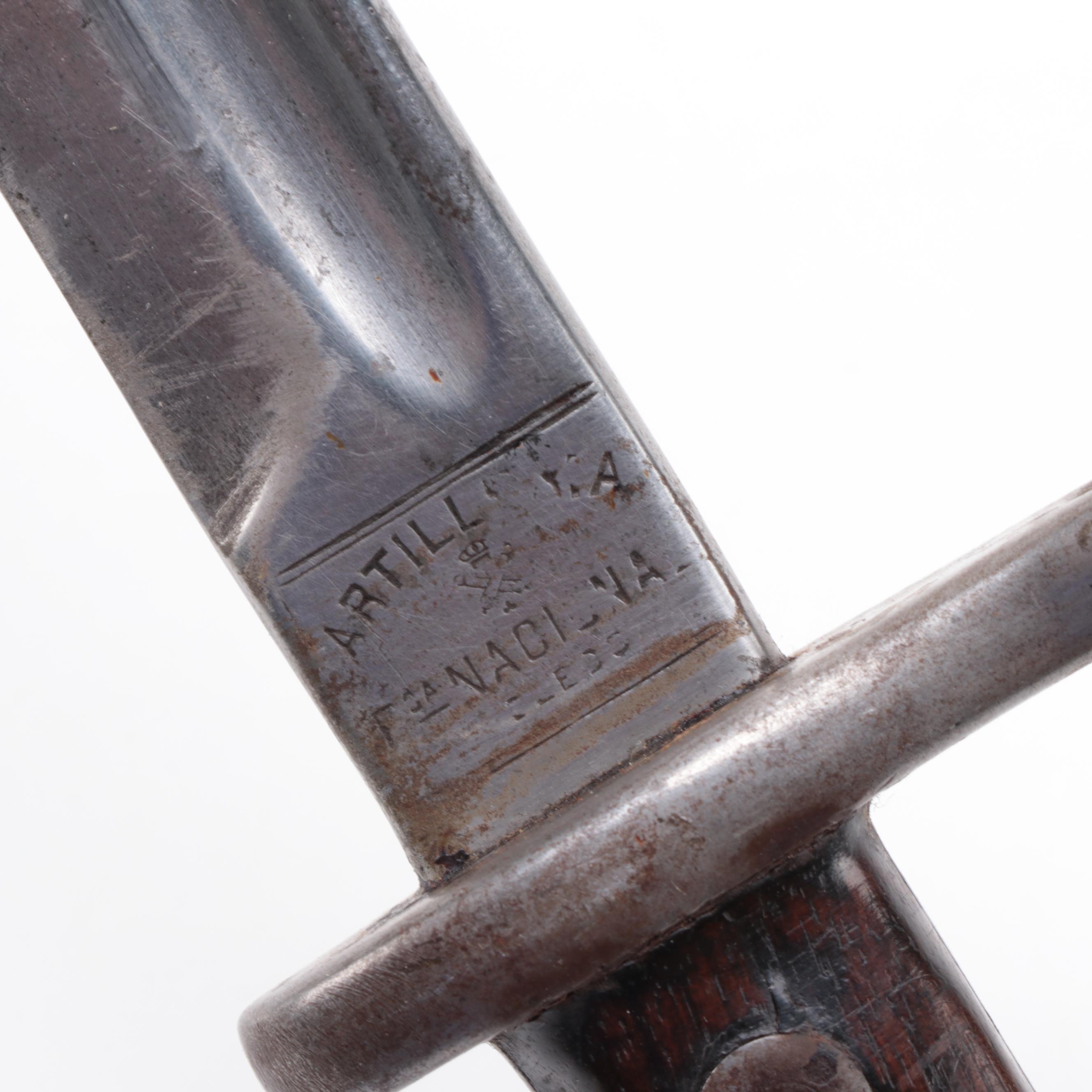 Spanish Mauser Bayonet with Scabbard