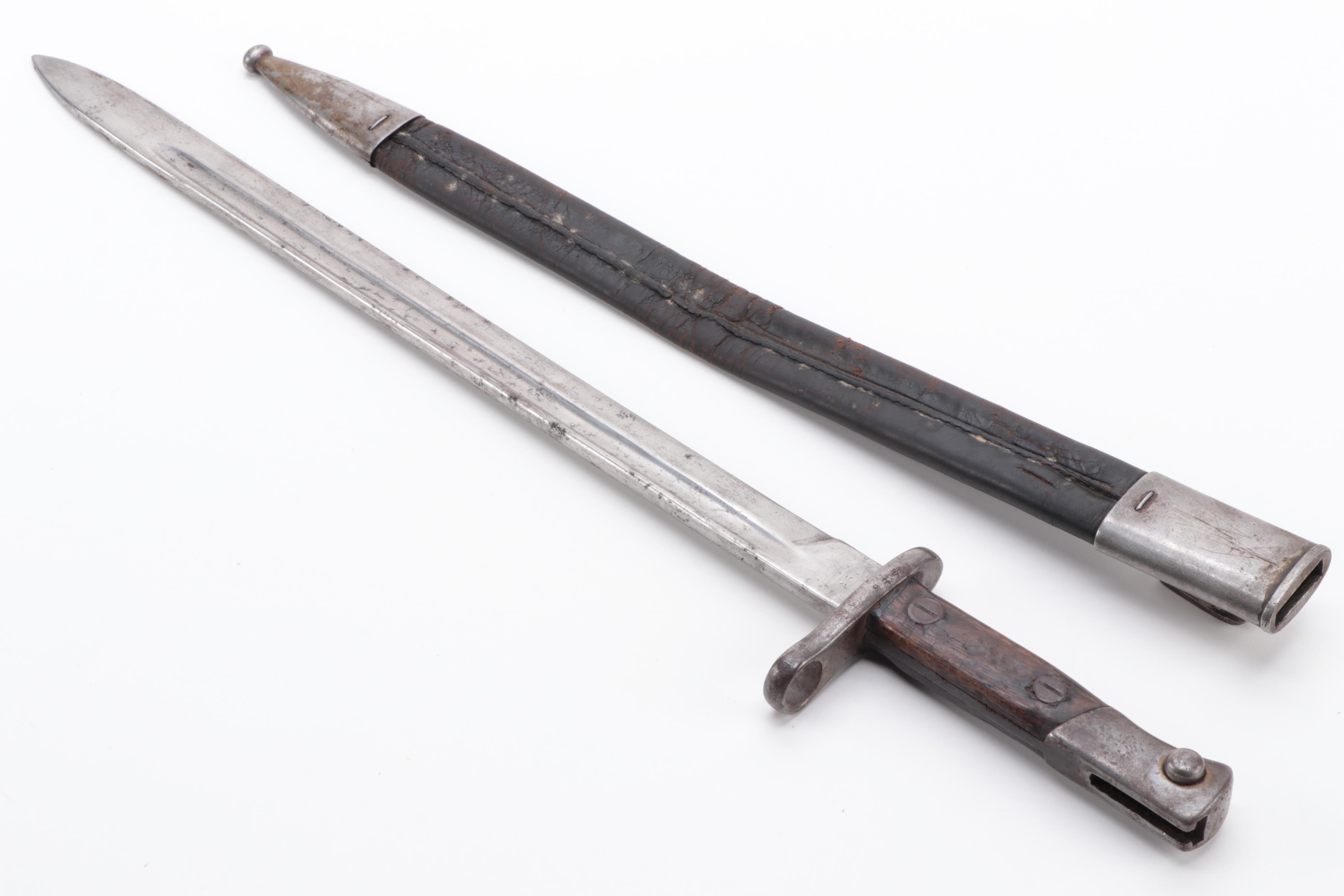 Spanish Mauser Bayonet with Scabbard