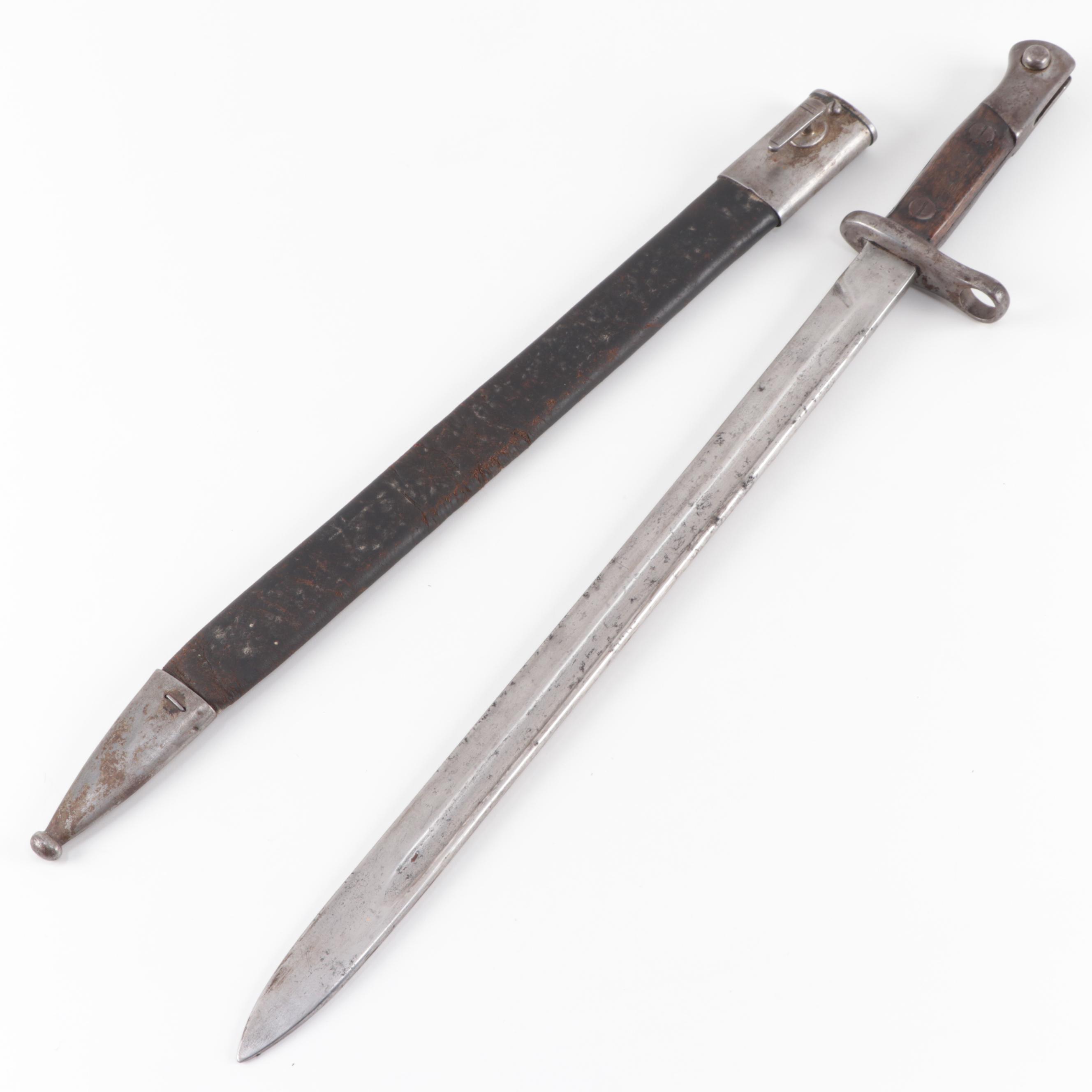 Spanish Mauser Bayonet with Scabbard