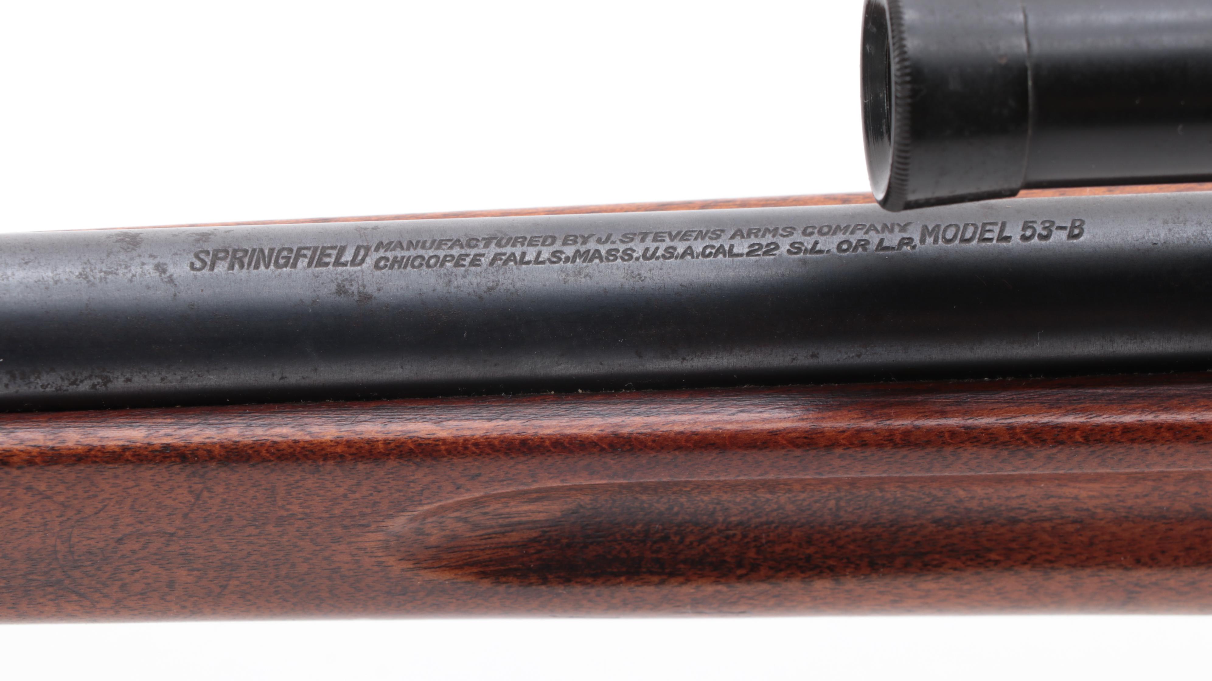 Springfield Model 53-B Rifle with Scope