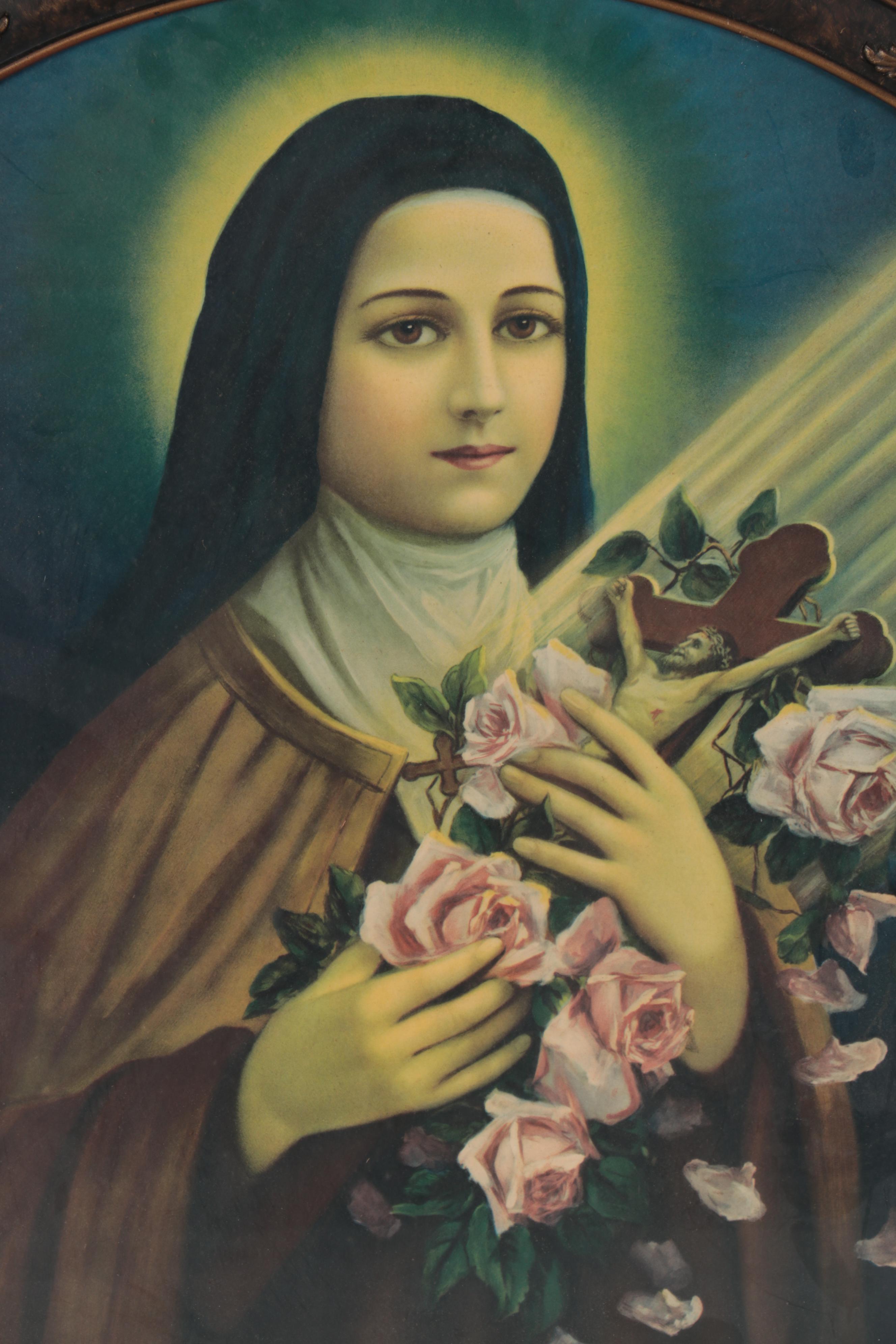 Offset Lithograph of St. Thérèse of Lisieux